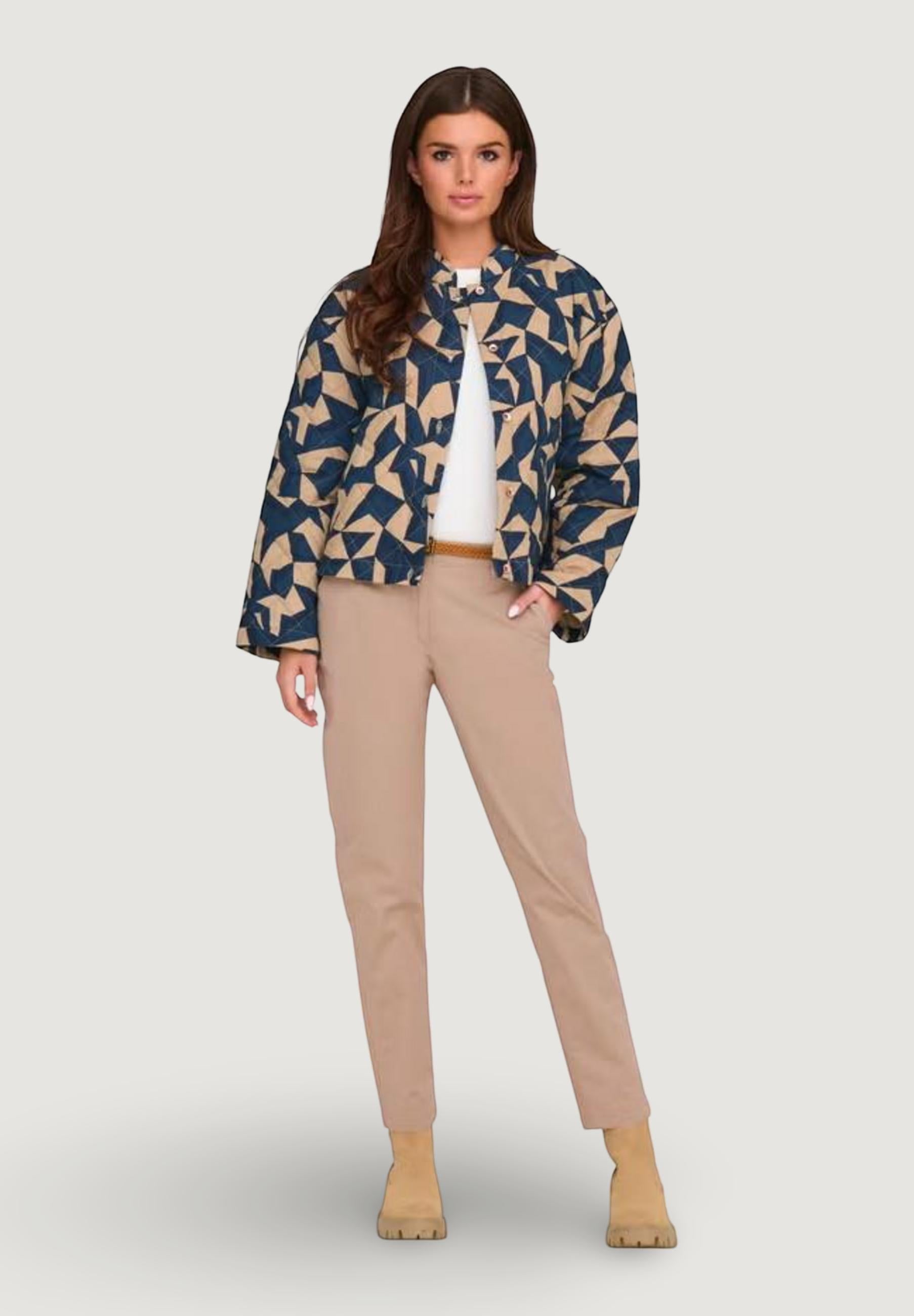 Regular trousers Jacqueline de Yong JDYCHICAGO MW BELT CHINO PANTS WVN NOOS