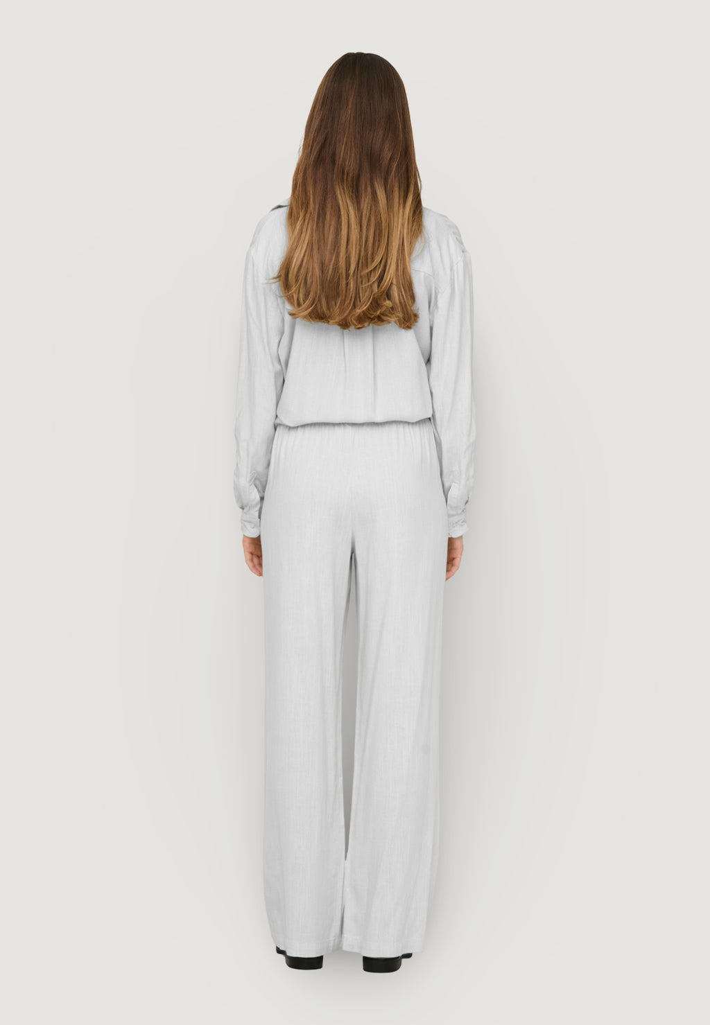 Pantaloni regular Jacqueline de Yong Jdycaya Linen Mw Pant Wvn Dia