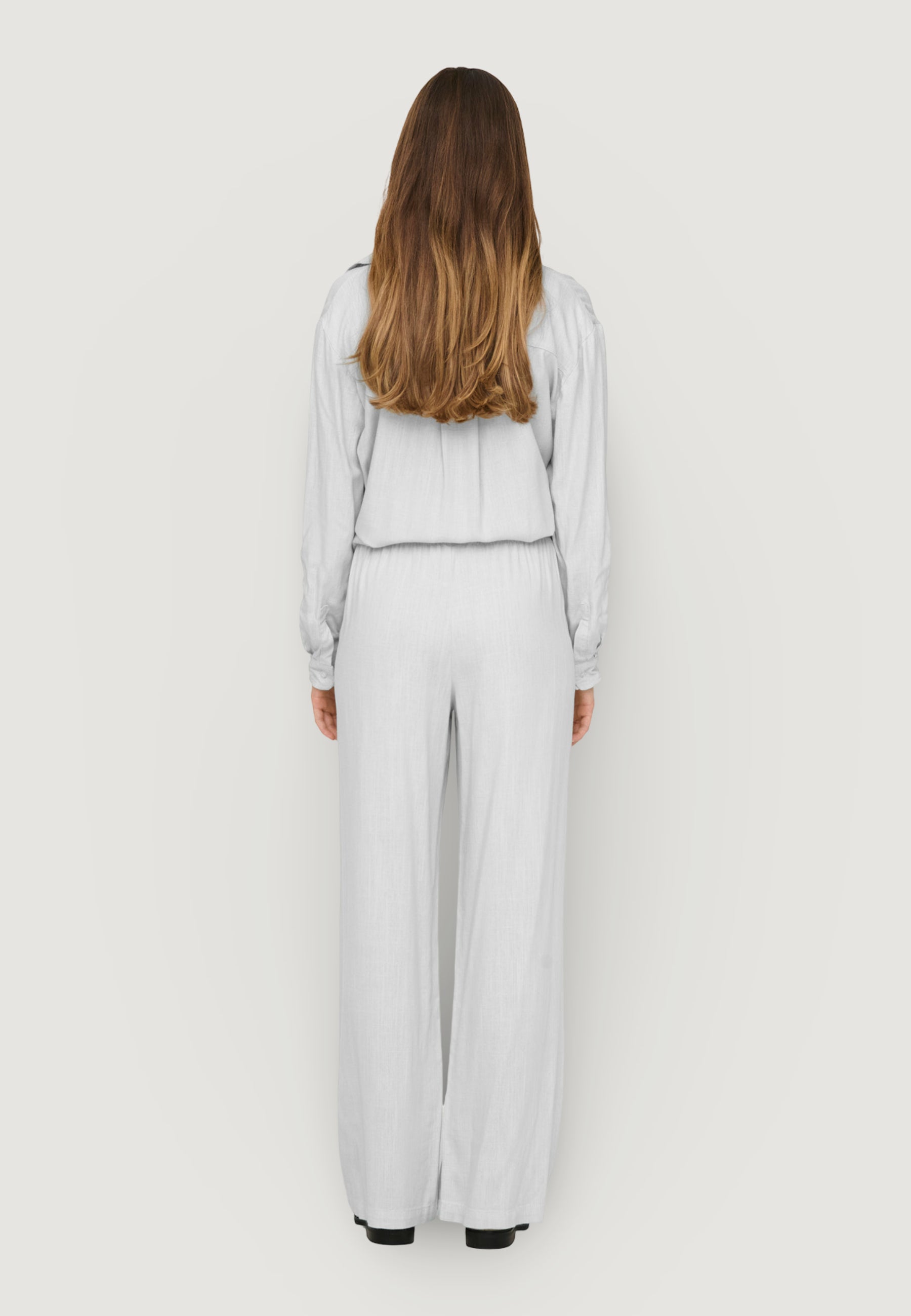 Pantaloni regular Jacqueline de Yong Jdycaya Linen Mw Pant Wvn Dia