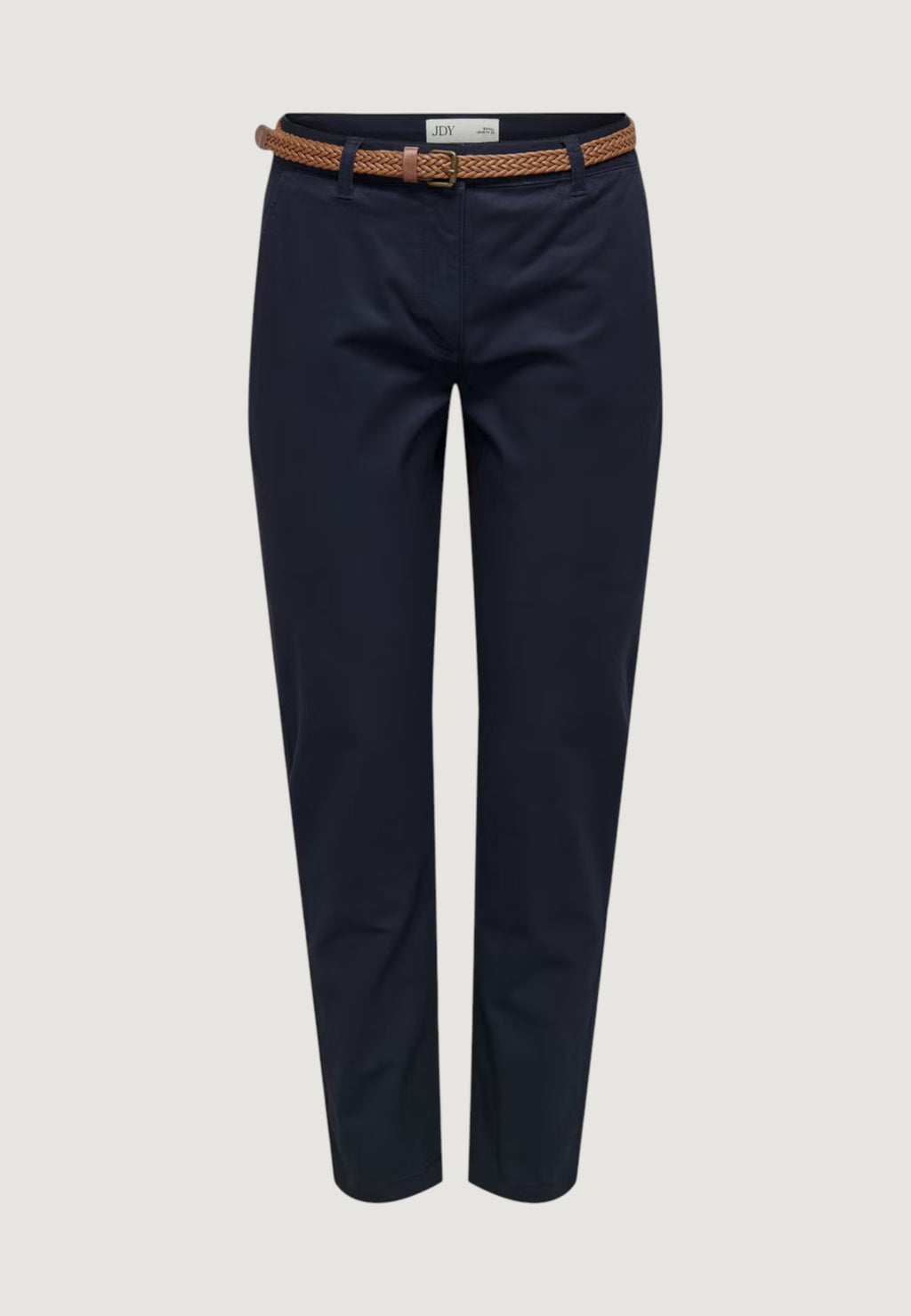 Pantaloni regular Jacqueline de Yong JDYCHICAGO MW BELT CHINO PANTS WVN NOOS