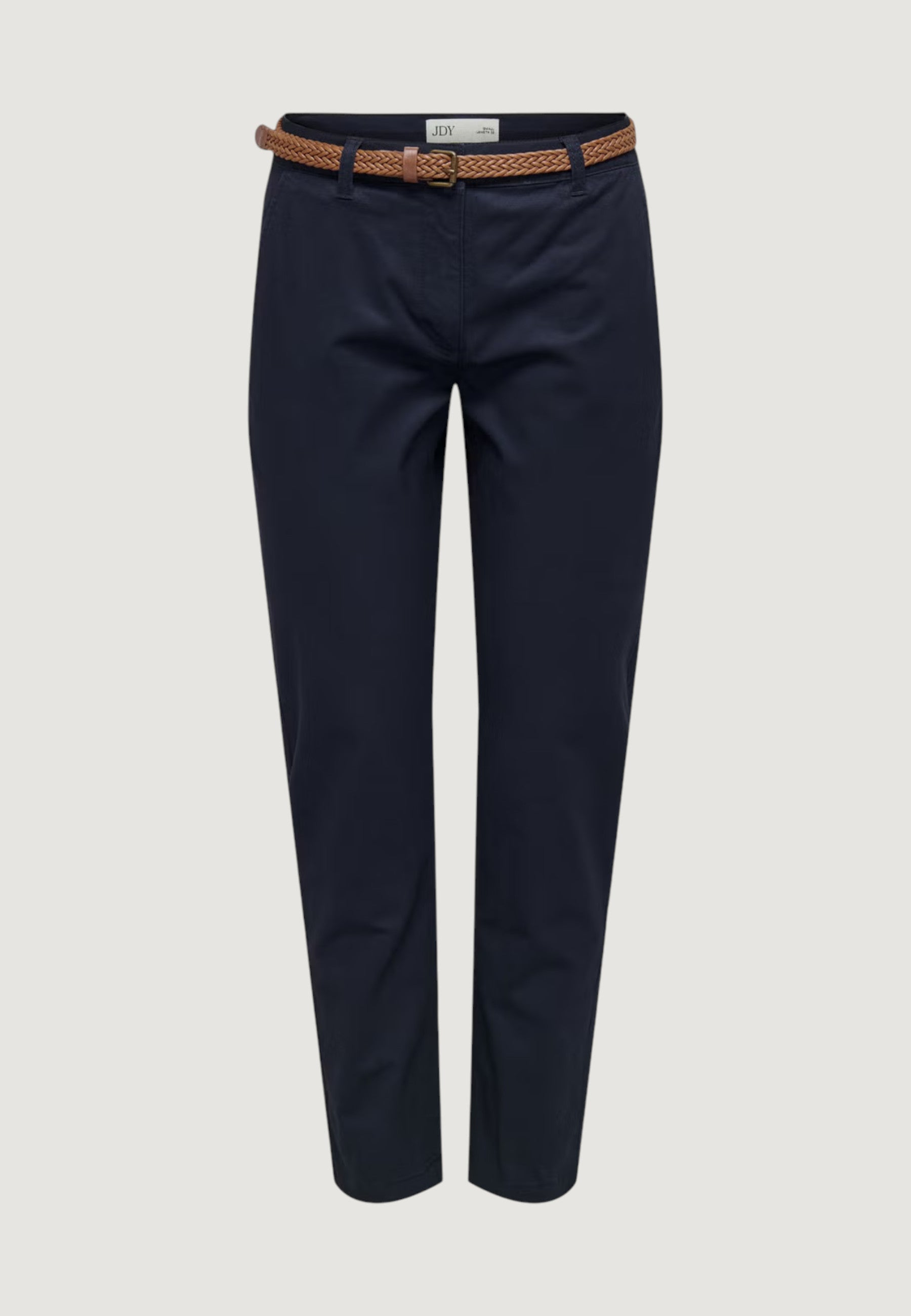 Pantaloni regular Jacqueline de Yong JDYCHICAGO MW BELT CHINO PANTS WVN NOOS