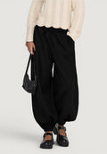 Pantaloni regular Jacqueline de Yong JDYPALOMA MW LOOSE PANT WVN NOOS