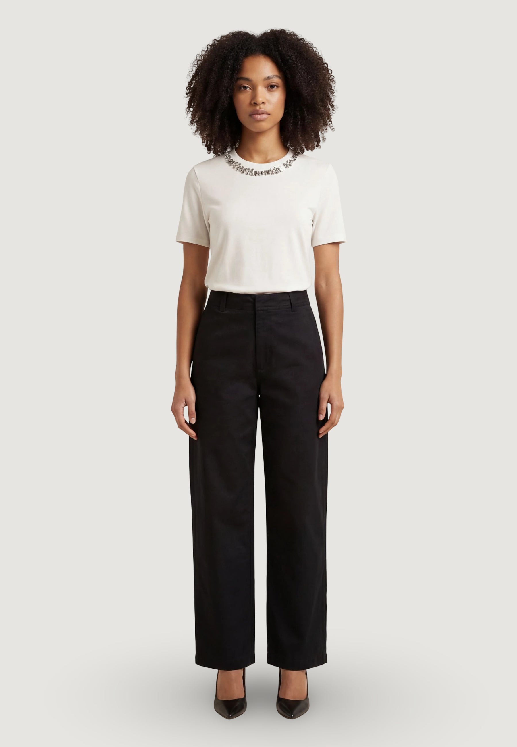 Regular trousers Jacqueline de Yong Jdyselma Hw Barrel Pant Pnt