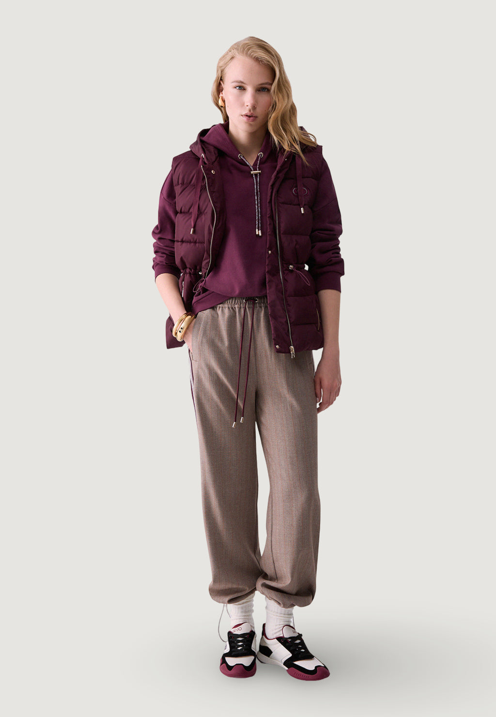 Pantaloni regular Liu-Jo PANT.TS TPOTF LUNGO