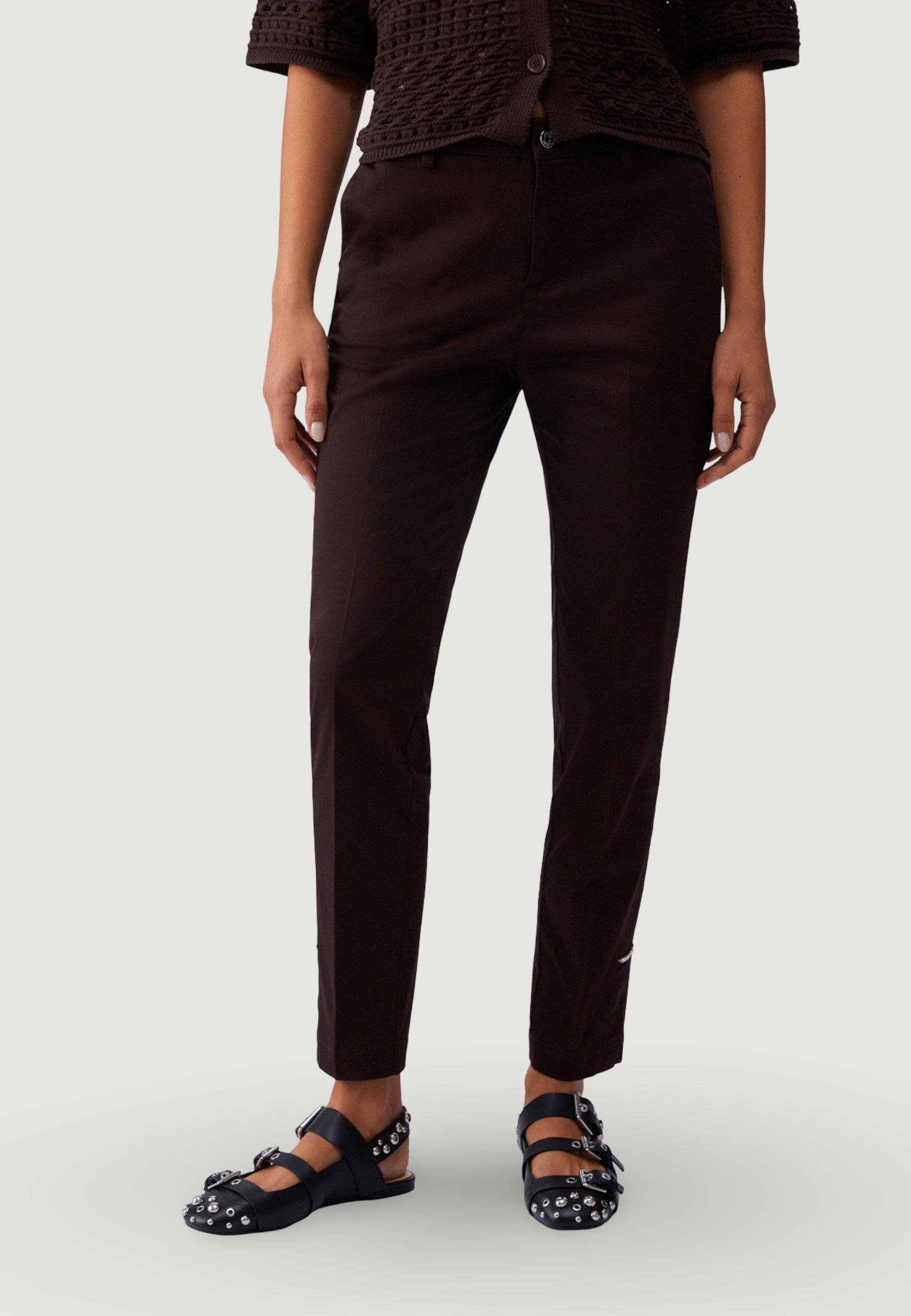 Pantaloni regular Liu-Jo CHINO CHIC REG.W.