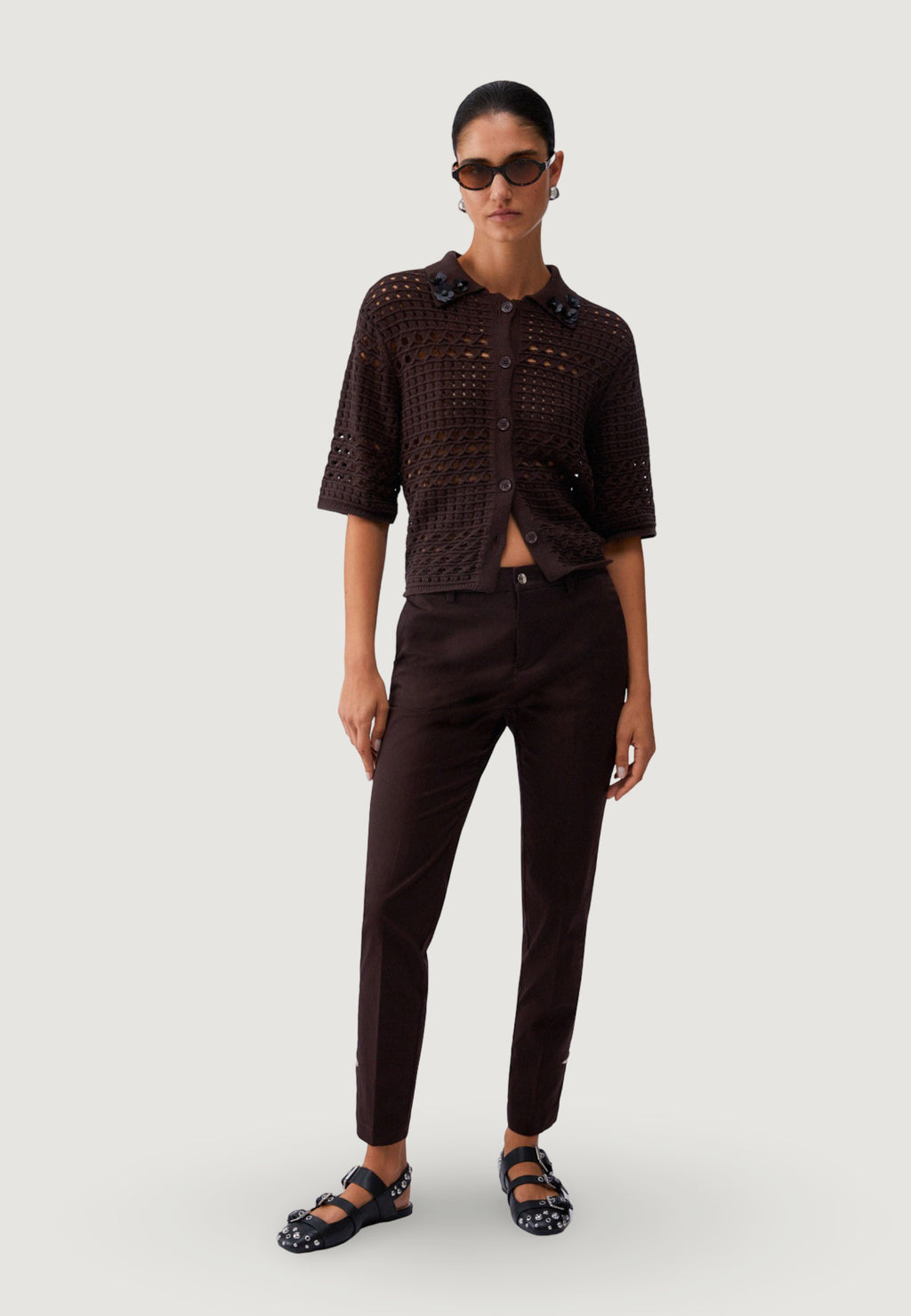 Pantaloni regular Liu-Jo CHINO CHIC REG.W.