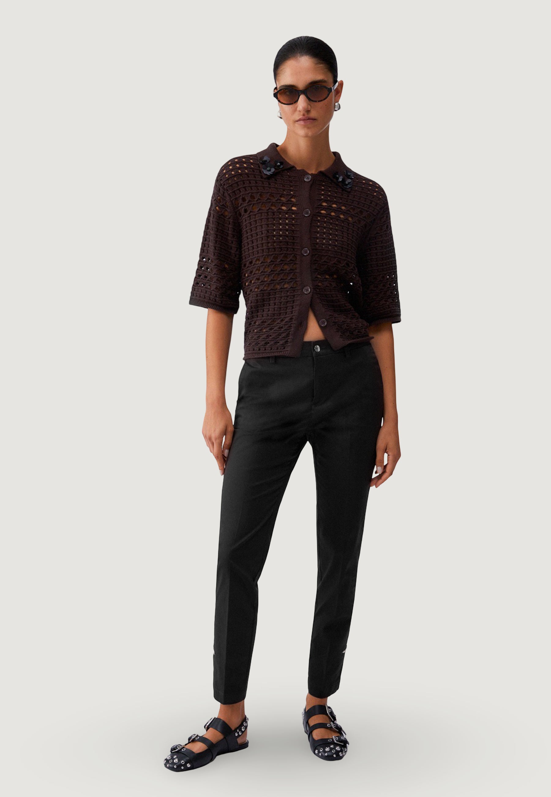 Pantaloni regular Liu-Jo CHINO CHIC REG.W.