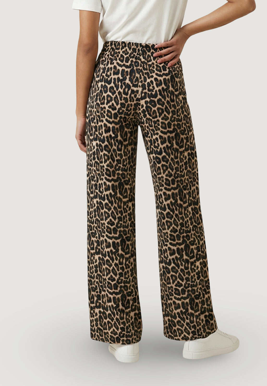 Pantaloni regular Only Onlaris Life Pullup Tie Pants Wvn Cc