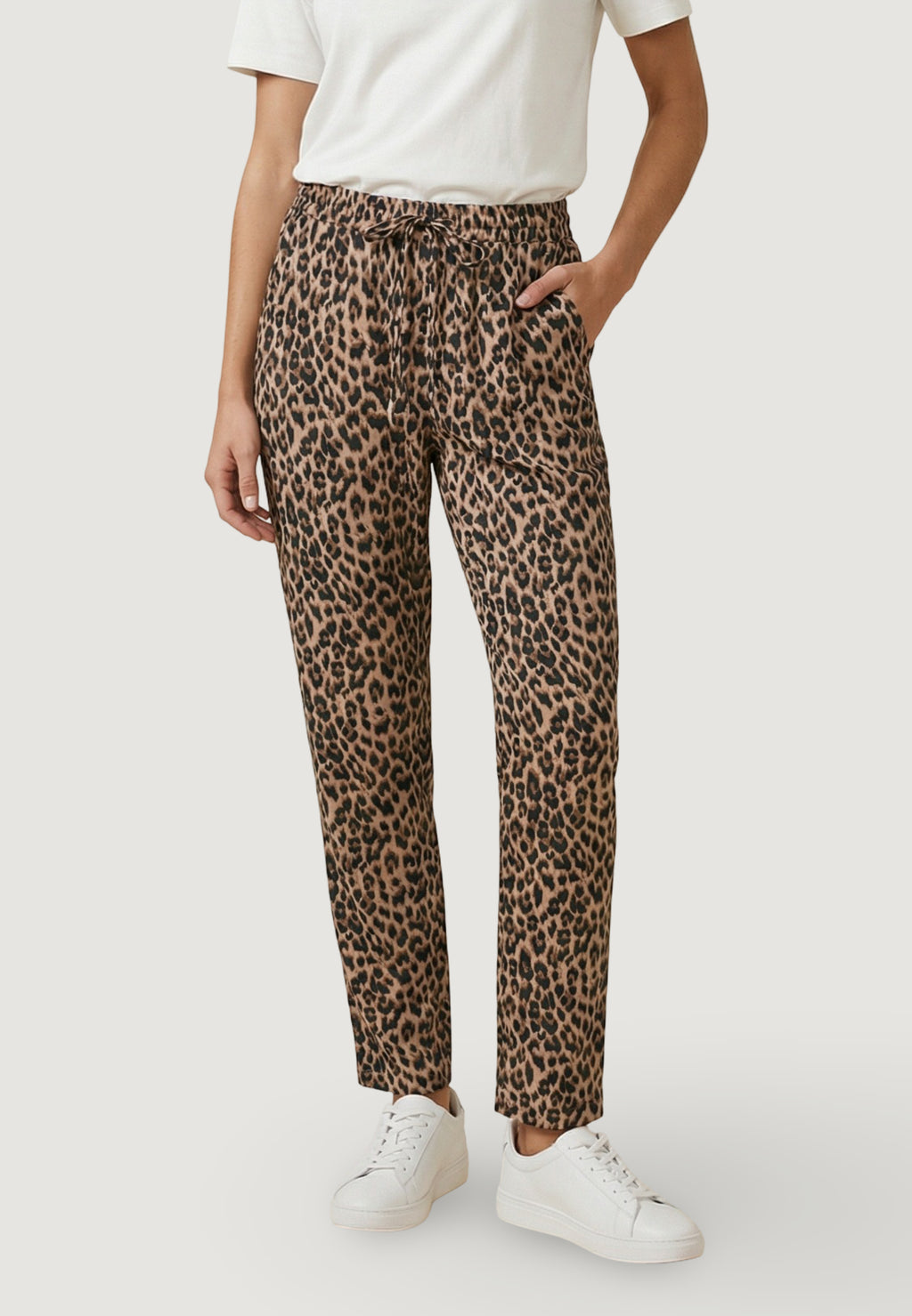 Pantaloni regular Only ONLNOVA LIFE VIS PANT AOP