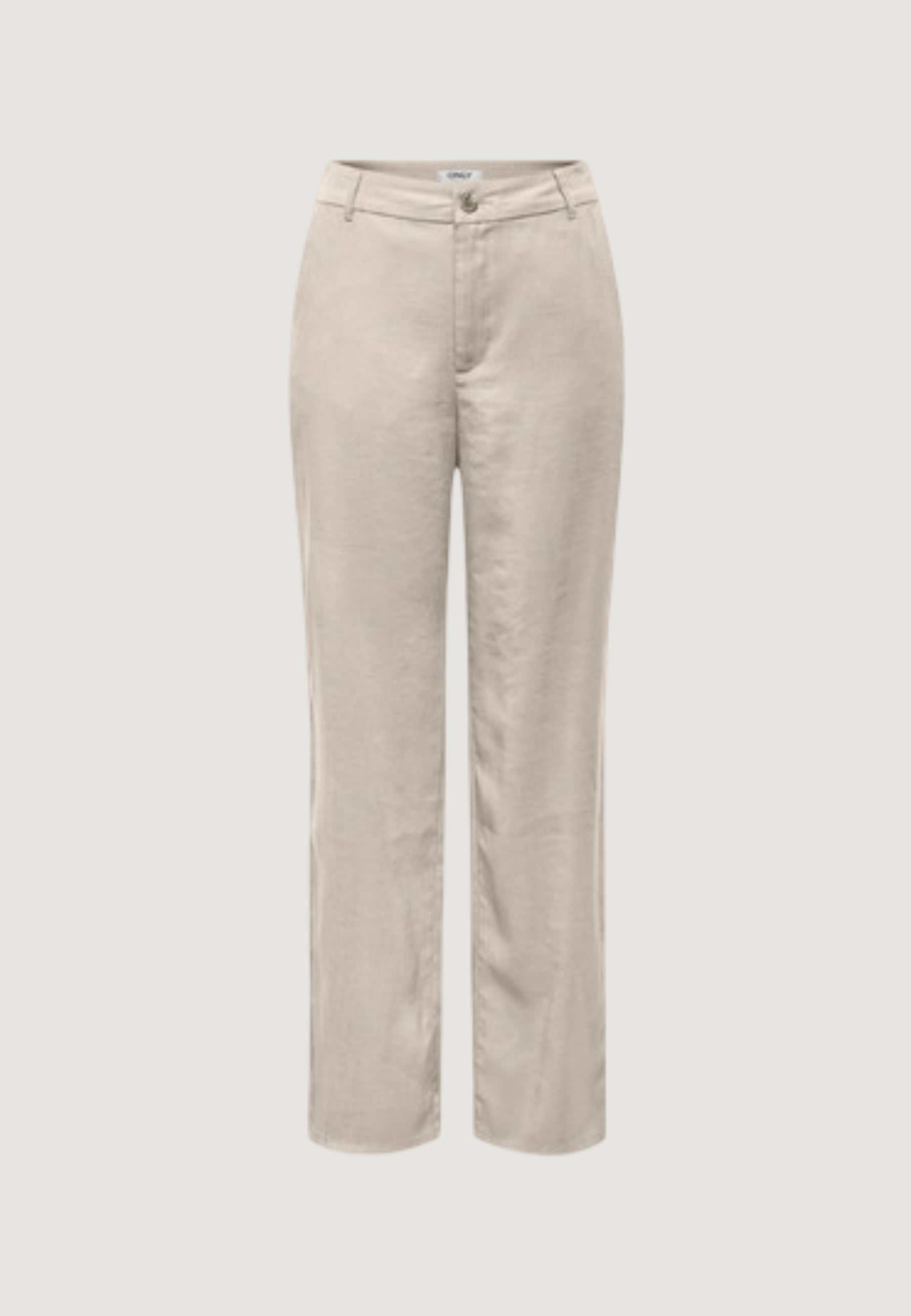 Pantaloni regular Only Onlaris Life Mw Straight Pants Wvn Cc