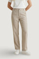 Pantaloni regular Only Onlaris Life Mw Straight Pants Wvn Cc