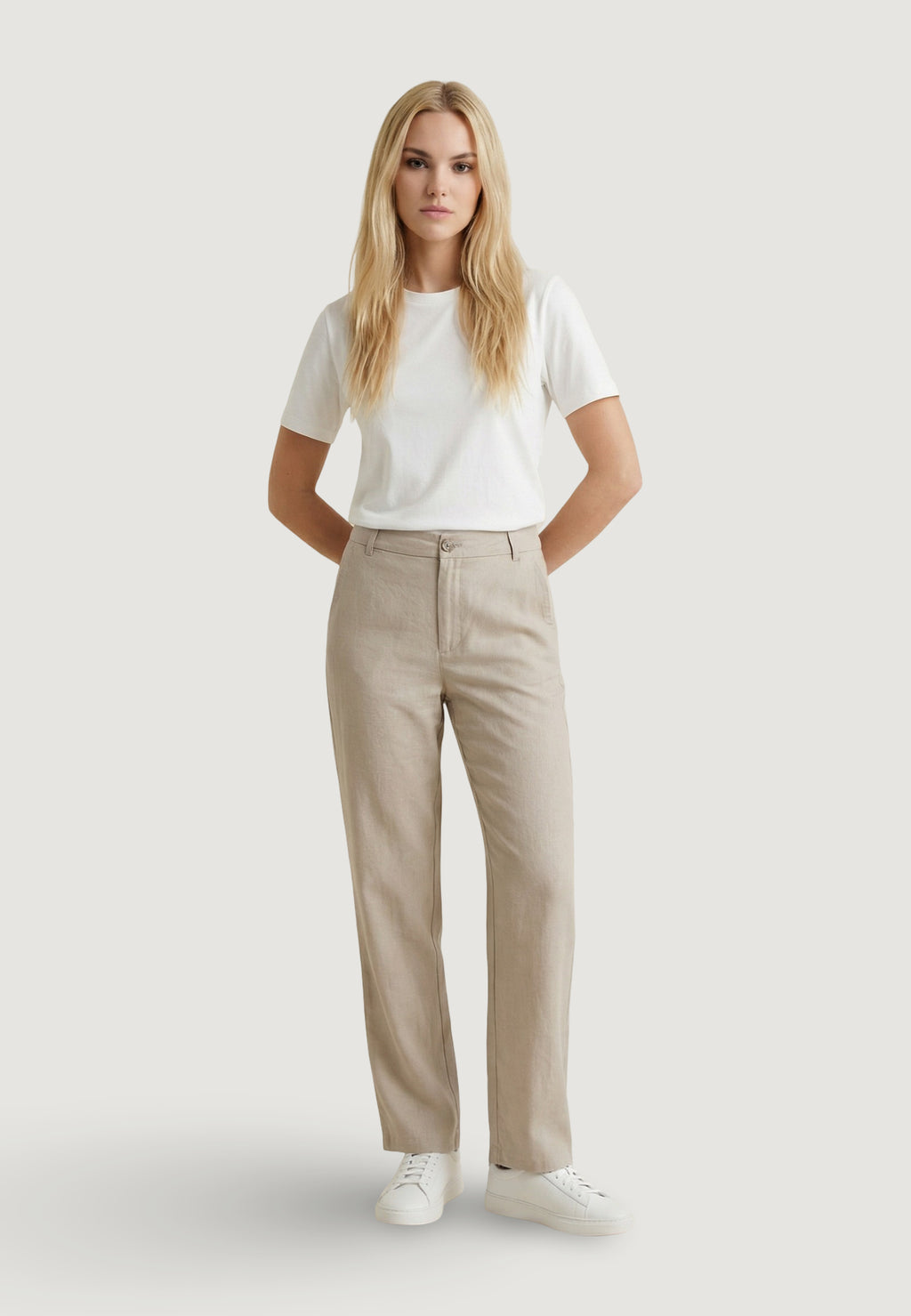 Regular trousers Only Onlaris Life Mw Straight Pants Wvn Cc