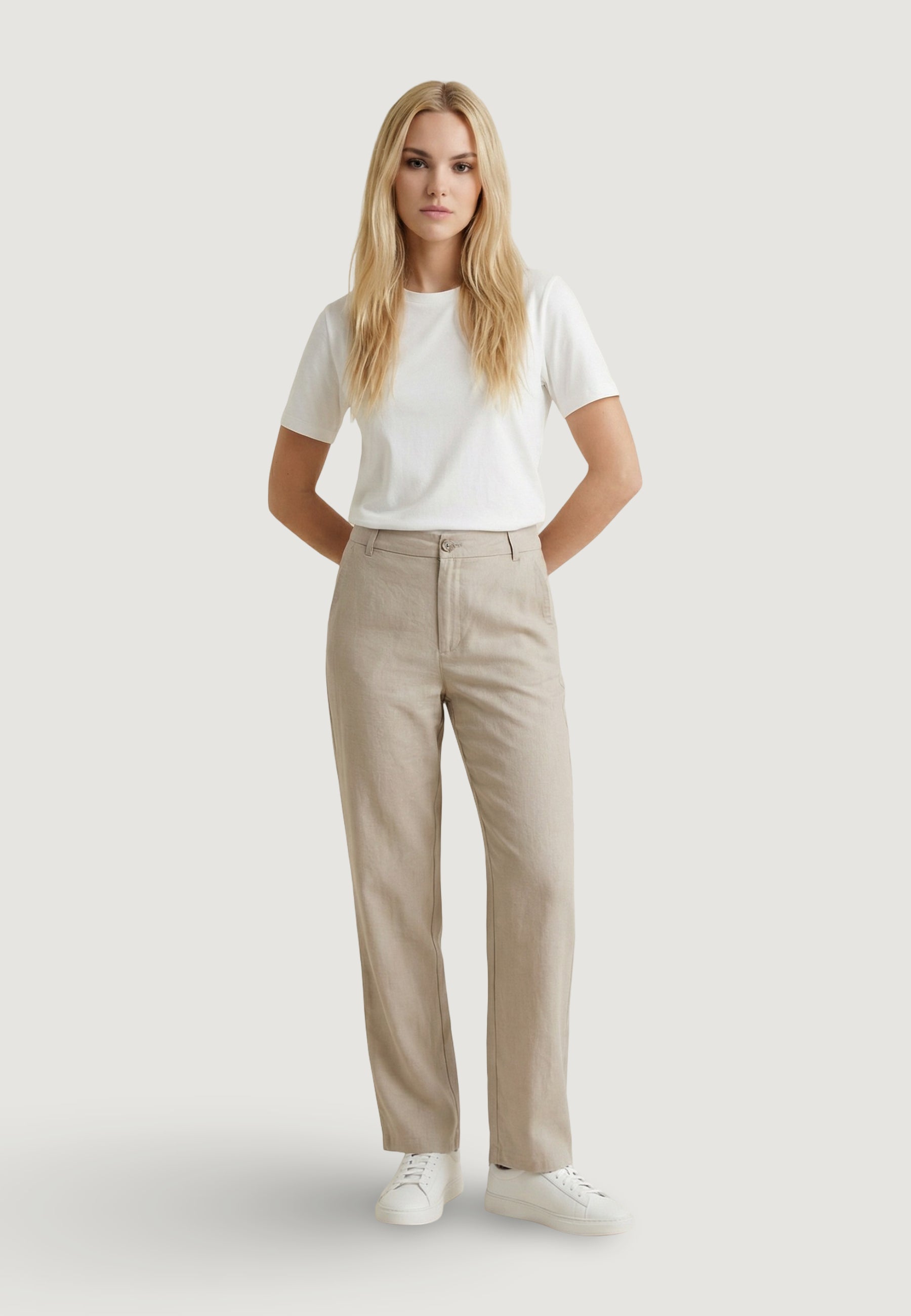 Regular trousers Only Onlaris Life Mw Straight Pants Wvn Cc