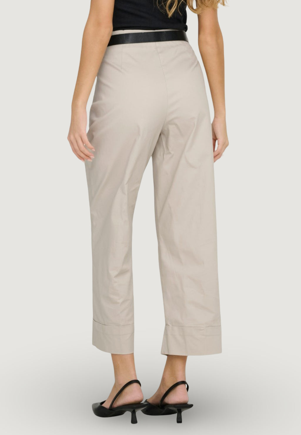 Regular trousers Only Onlrosalie Hw Crop Chino Cc Pnt