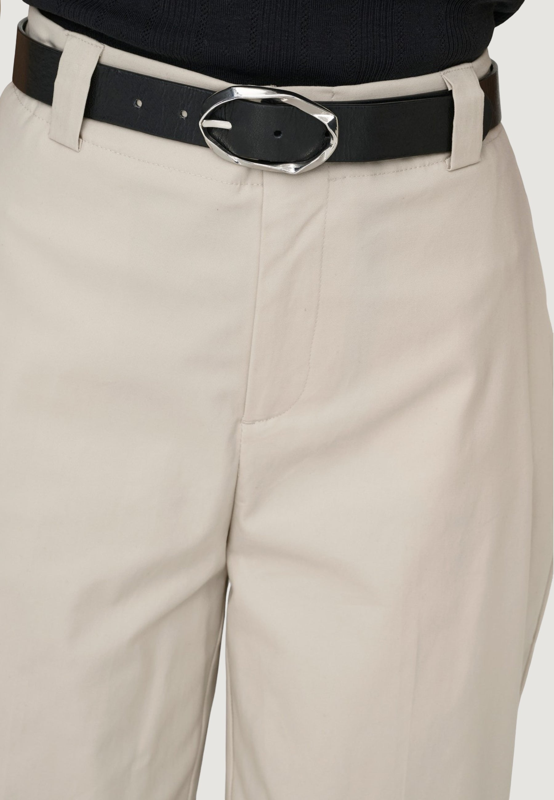 Regular trousers Only Onlrosalie Hw Crop Chino Cc Pnt