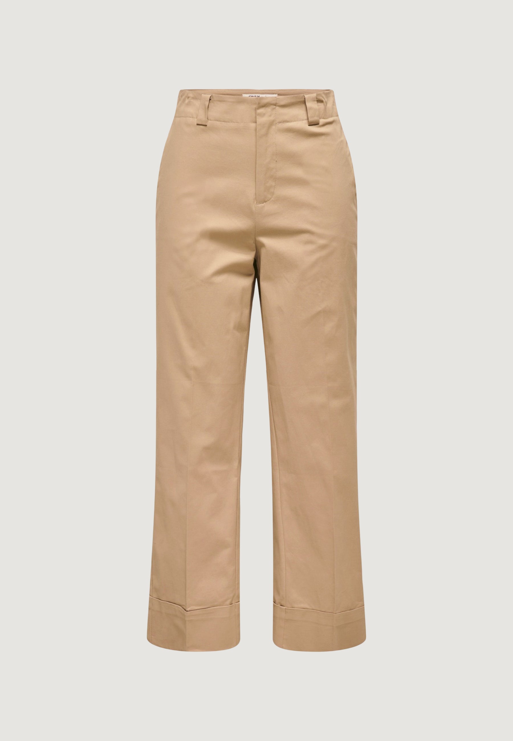 Pantaloni regular Only Onlrosalie Hw Crop Chino Cc Pnt