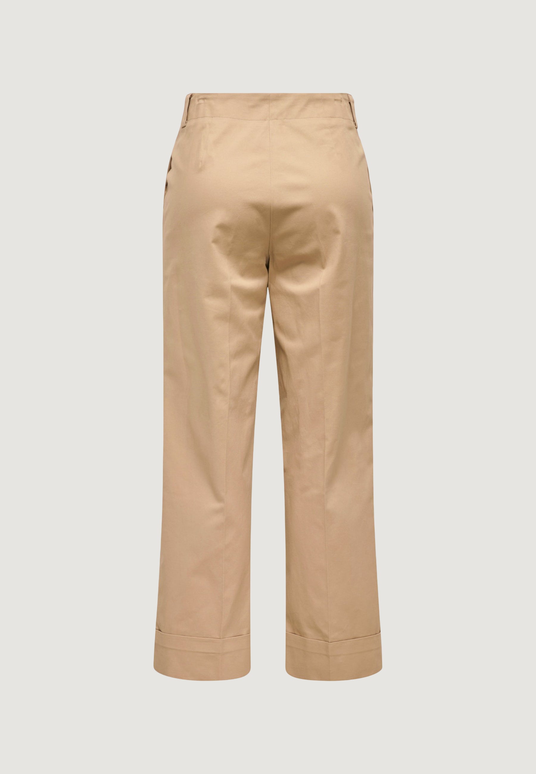 Pantaloni regular Only Onlrosalie Hw Crop Chino Cc Pnt