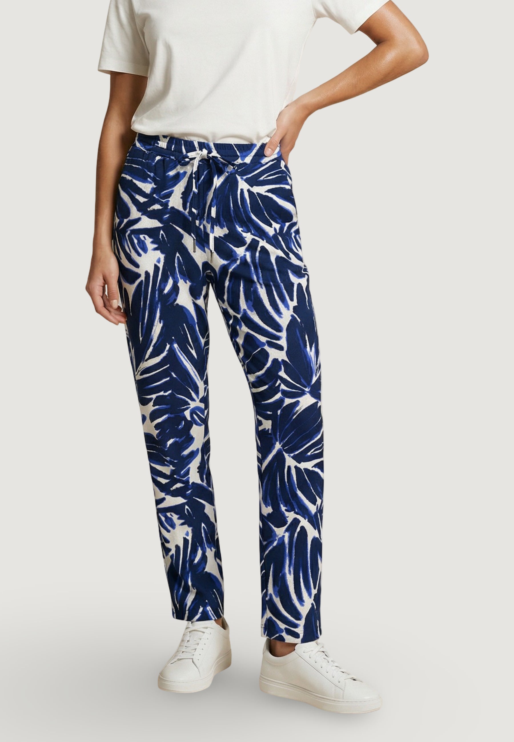 Pantaloni regular Only ONLNOVA LIFE VIS PANT AOP