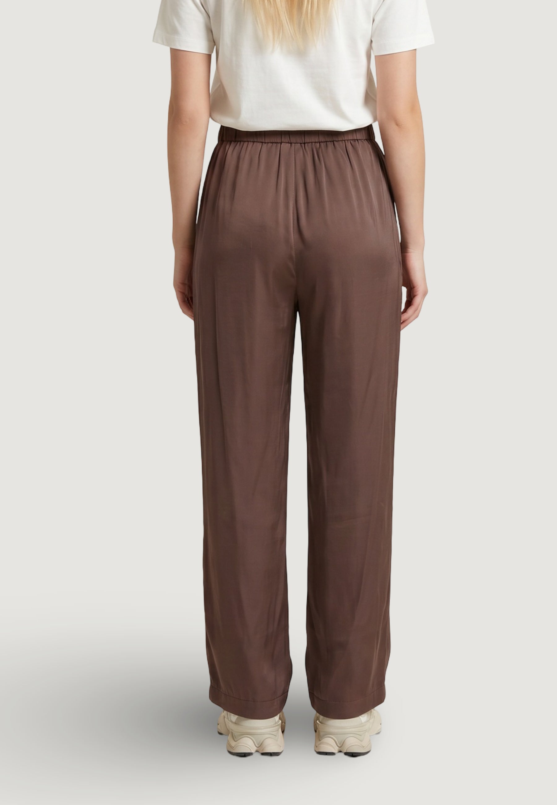 Regular trousers Only Onlmadeli Oaklyn Long Pull Up Wvn