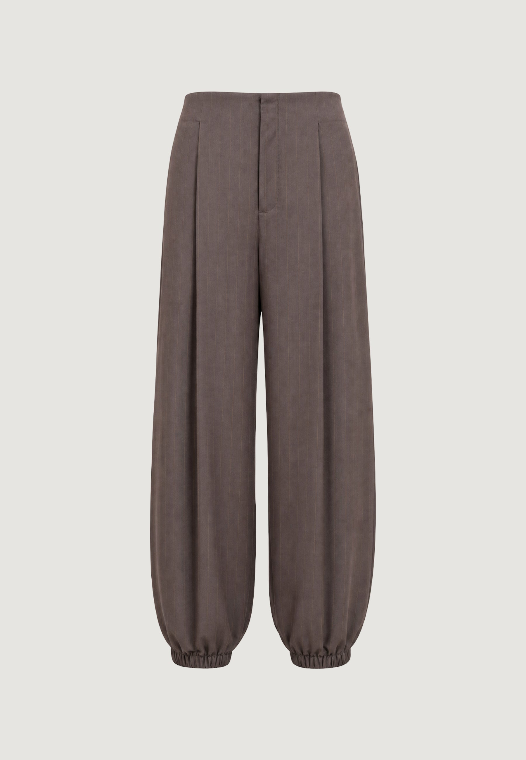 Pantaloni regular Only Onlrumba-Alden Mw Pinst Balloon Pant Tlr