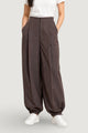 Pantaloni regular Only Onlrumba-Alden Mw Pinst Balloon Pant Tlr