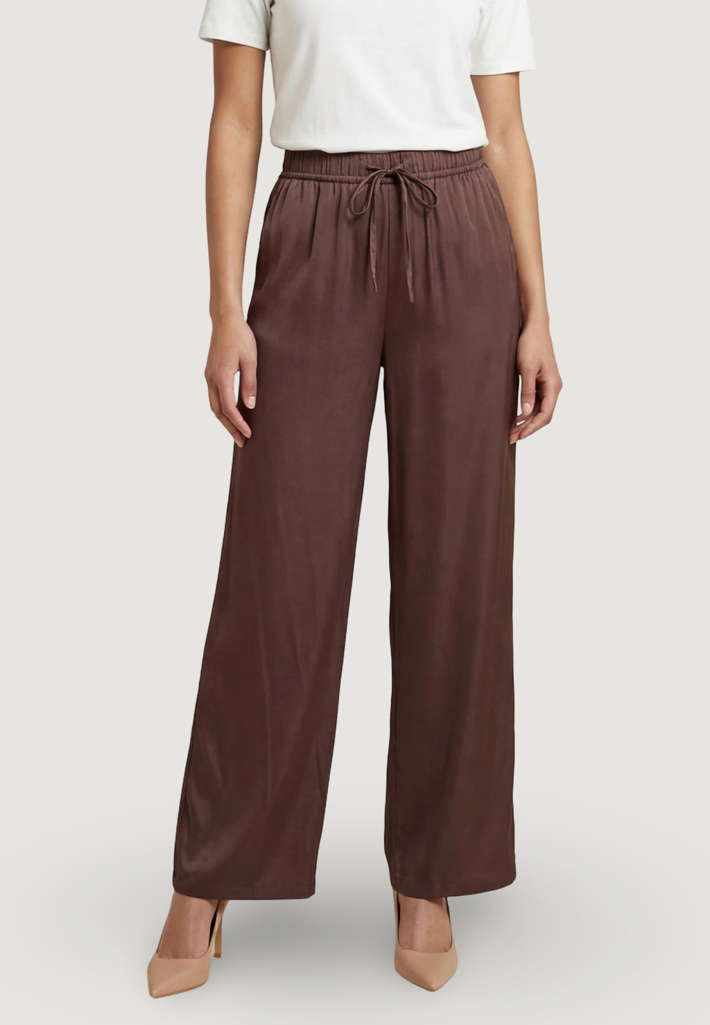 Regular trousers Only Onlzora Mika Loose Pull Up Wvn
