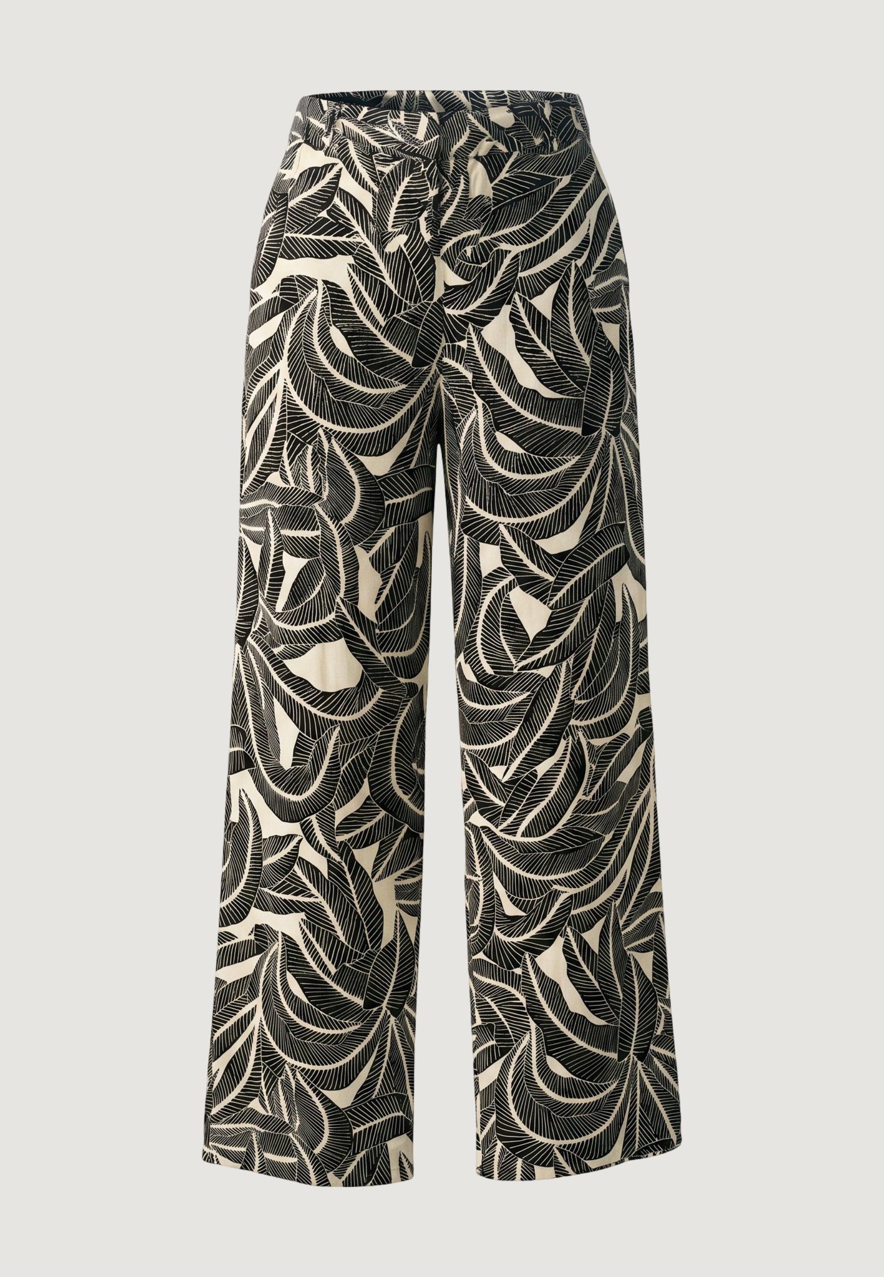 Pantaloni regular Only ONLNOVA LIFE VIS PALAZZO PANT WVN