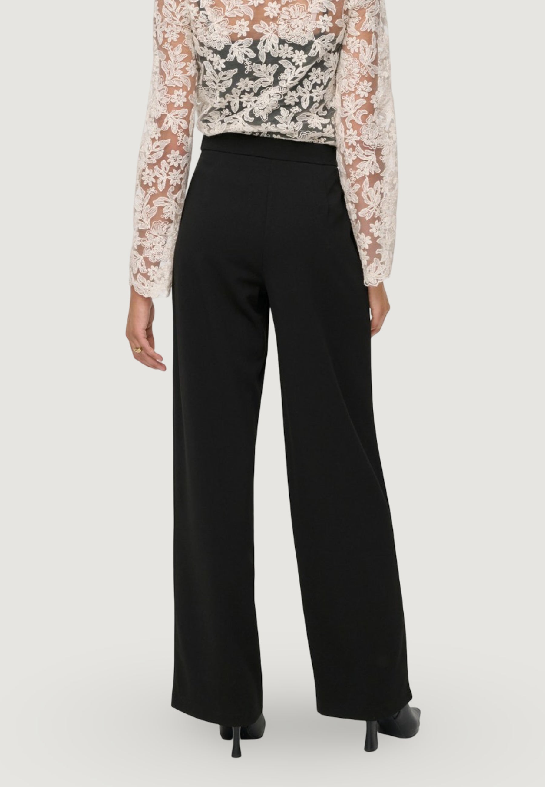 Regular trousers Only Onlgala Life Hw Belt Wide Pant Pnt