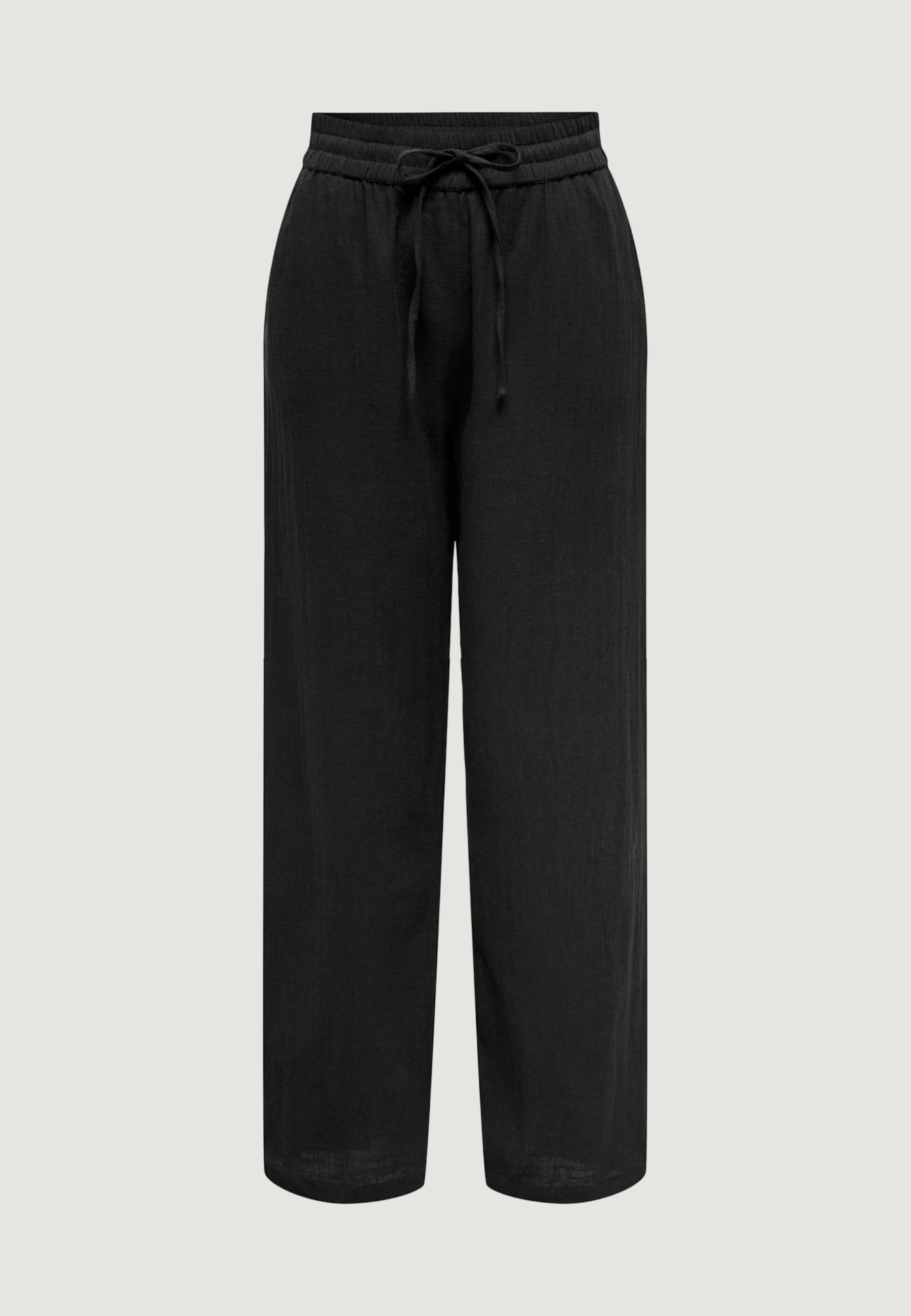 Pantaloni regular Only Onltizana Cotton Loose Wvn Noos