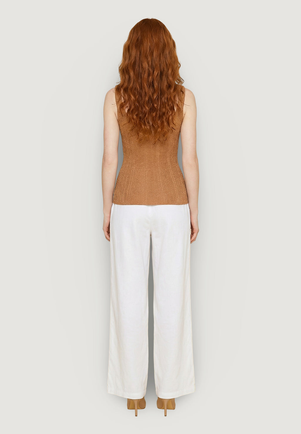Pantaloni regular Only Onlsvea-Goa Mw Linen Bl Wide Cc Pnt