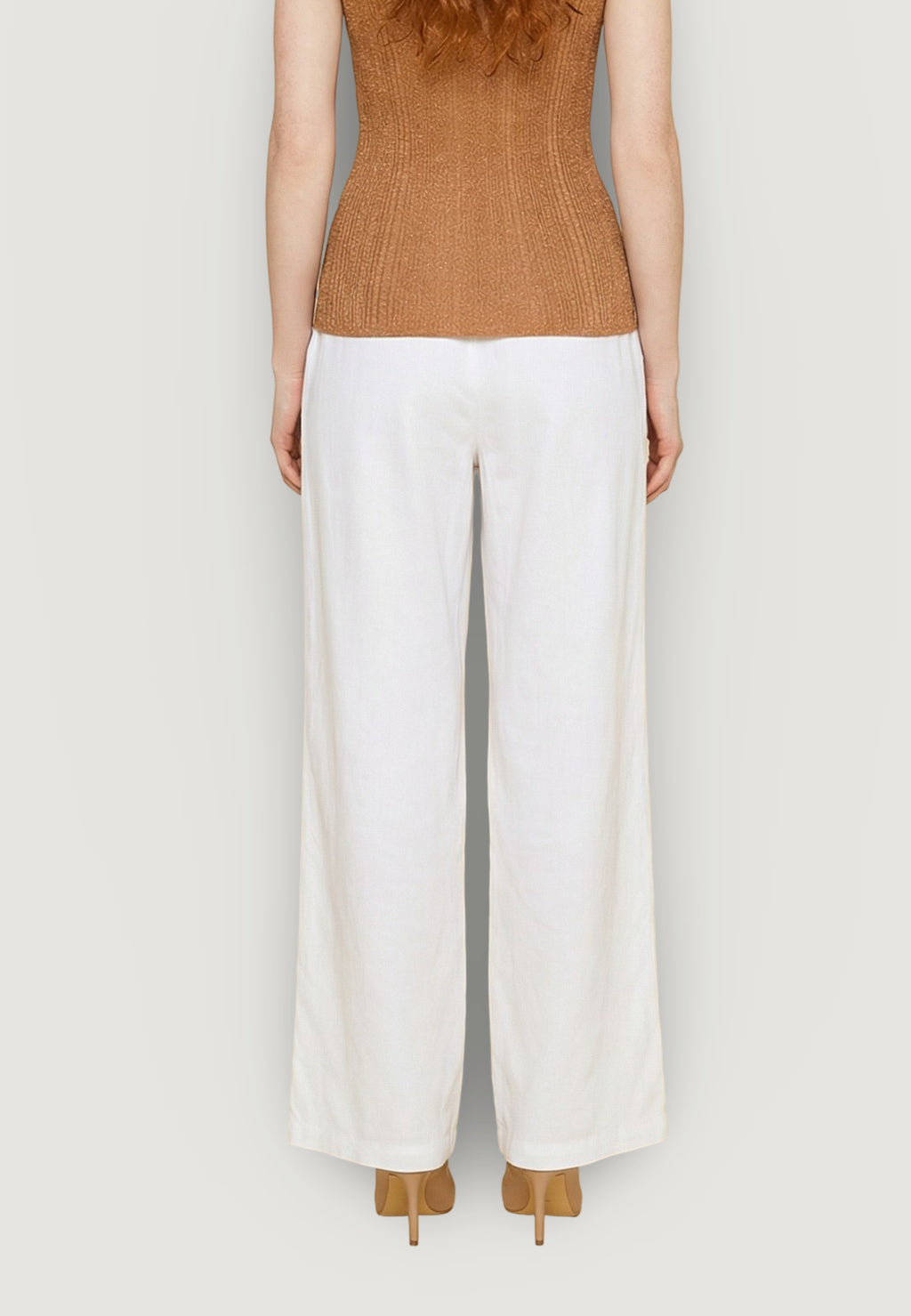Pantaloni regular Only Onlsvea-Goa Mw Linen Bl Wide Cc Pnt