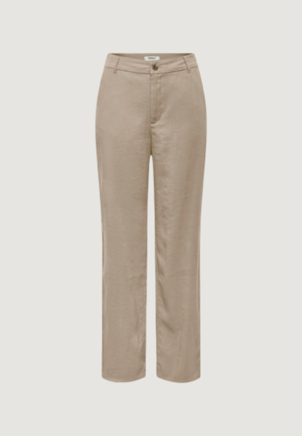 Pantaloni regular Only Onlaris Life Mw Straight Pants Wvn Cc