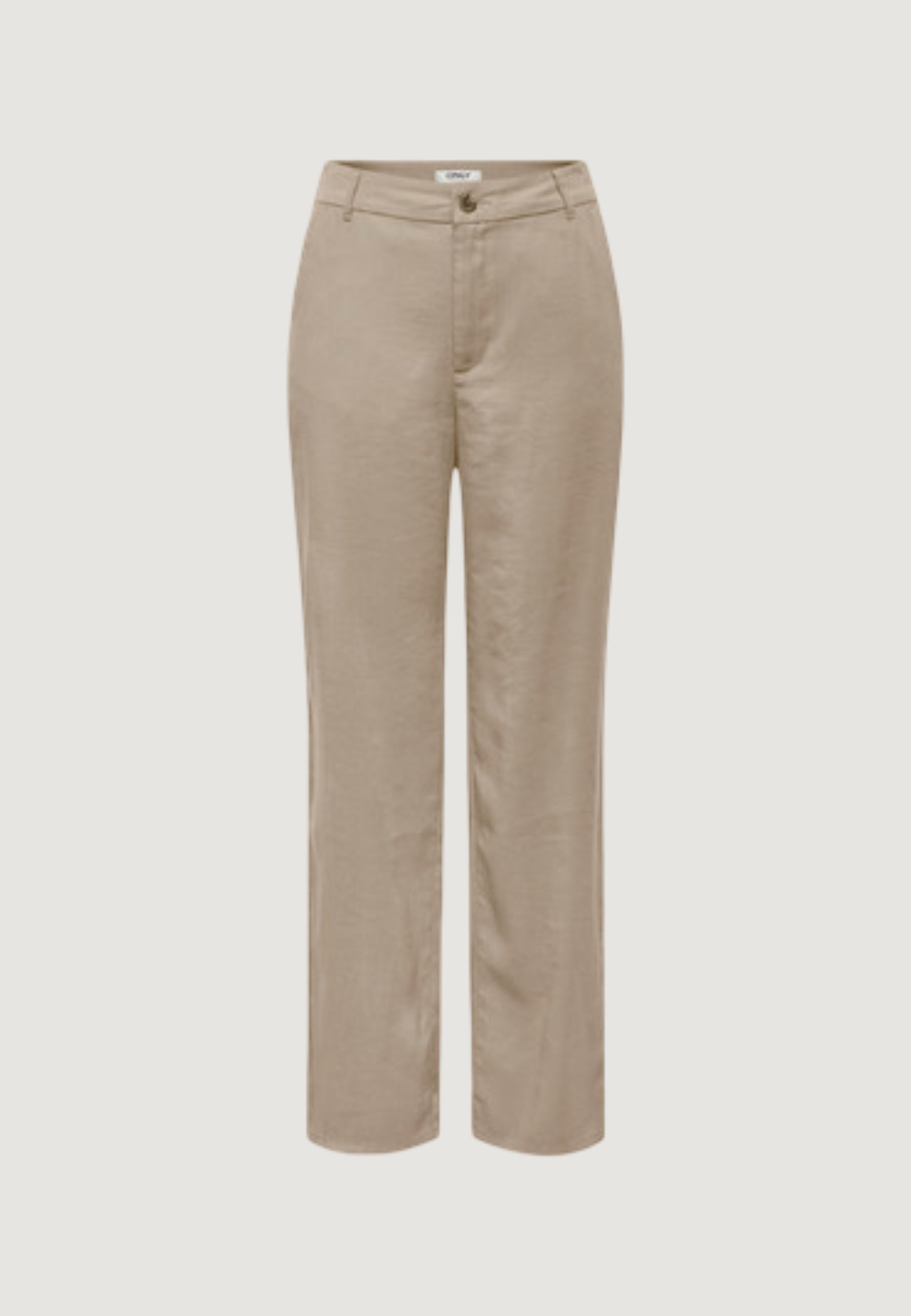 Pantaloni regular Only Onlaris Life Mw Straight Pants Wvn Cc