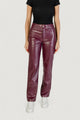 Pantaloni regular Only ONLSADIE FAUX LEATHER PANTS CC OTW