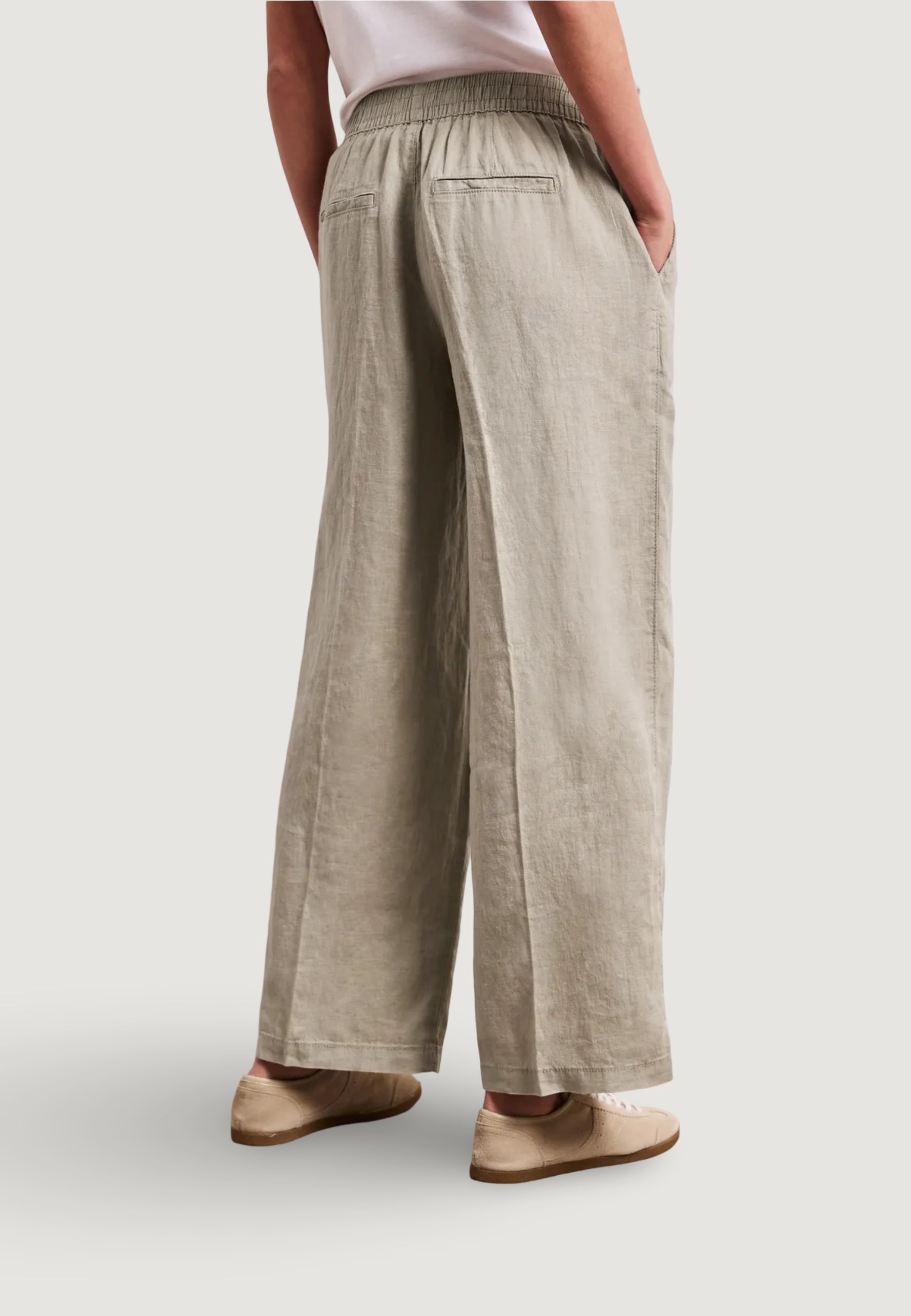 Pantaloni regular Street One SOL_Wide Leg Buttons HW