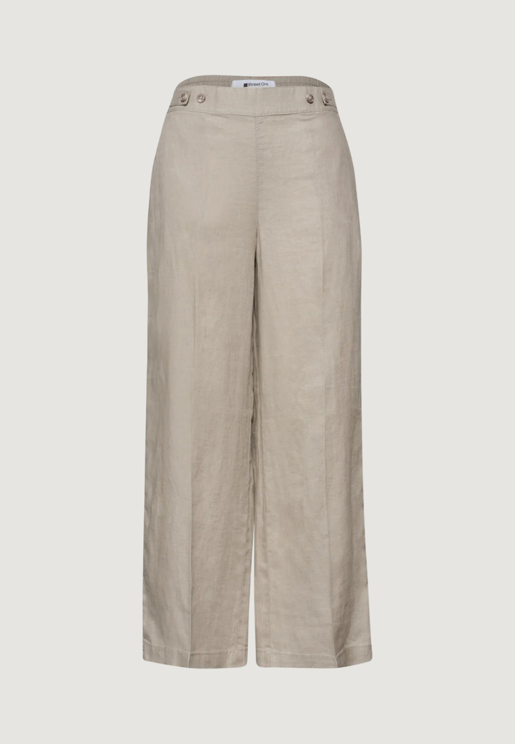 Pantaloni regular Street One SOL_Wide Leg Buttons HW