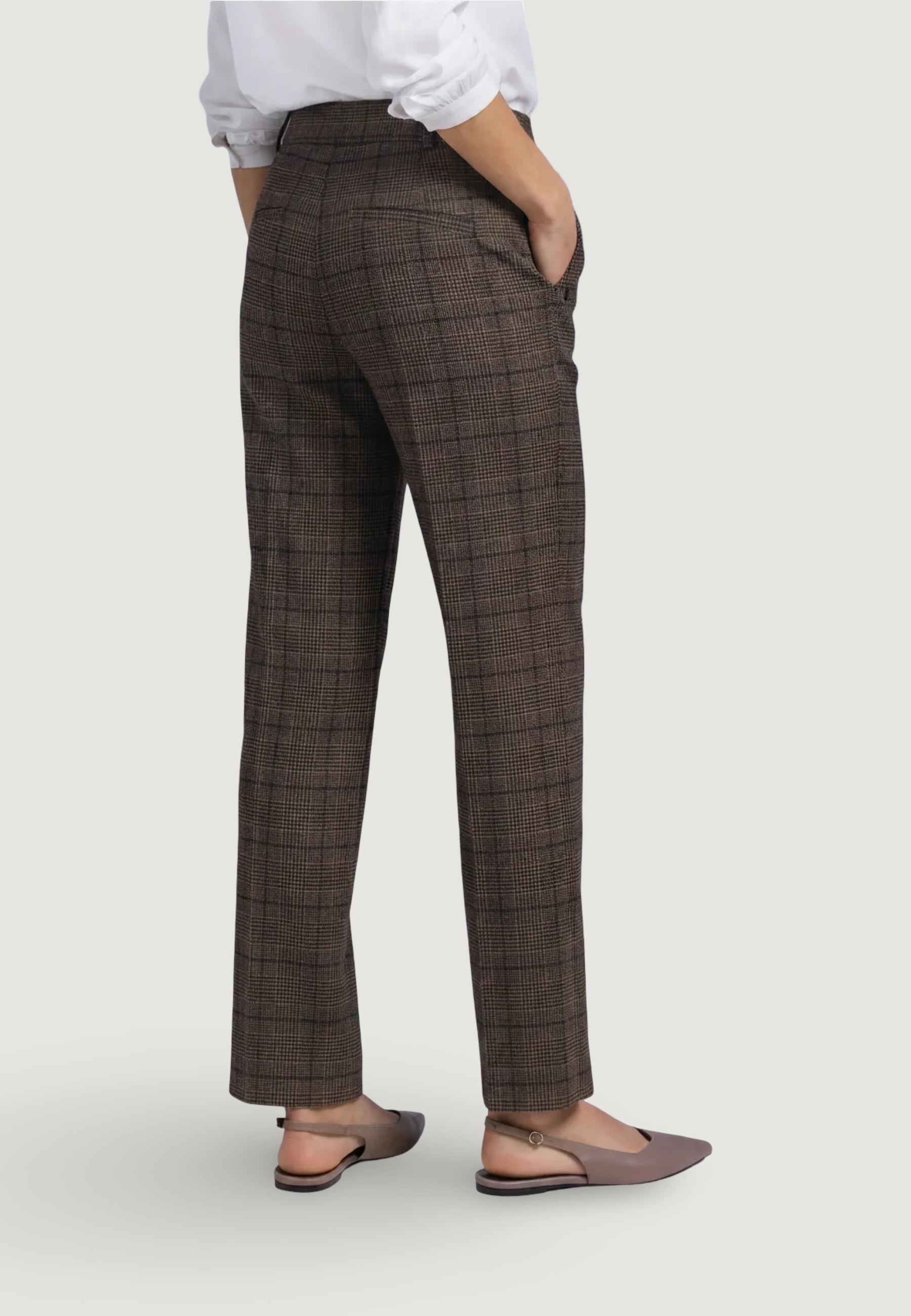 Regular trousers Street One Amalia StraightLeg Check HW