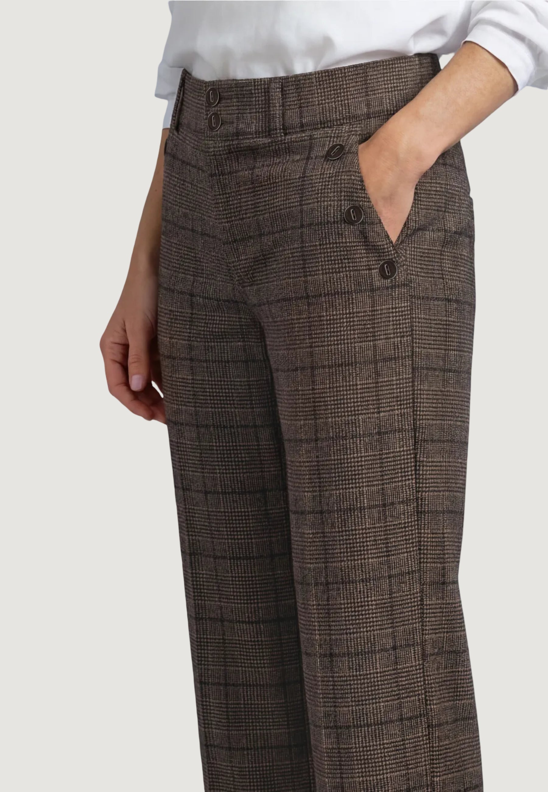 Regular trousers Street One Amalia StraightLeg Check HW