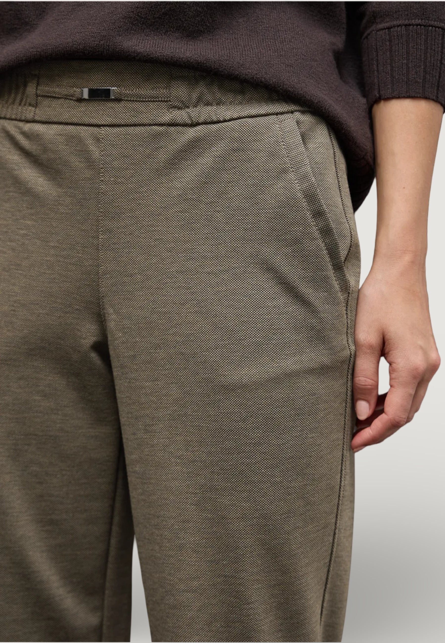 Regular trousers Street One LTD_QR_Bonny Buckle Piquee