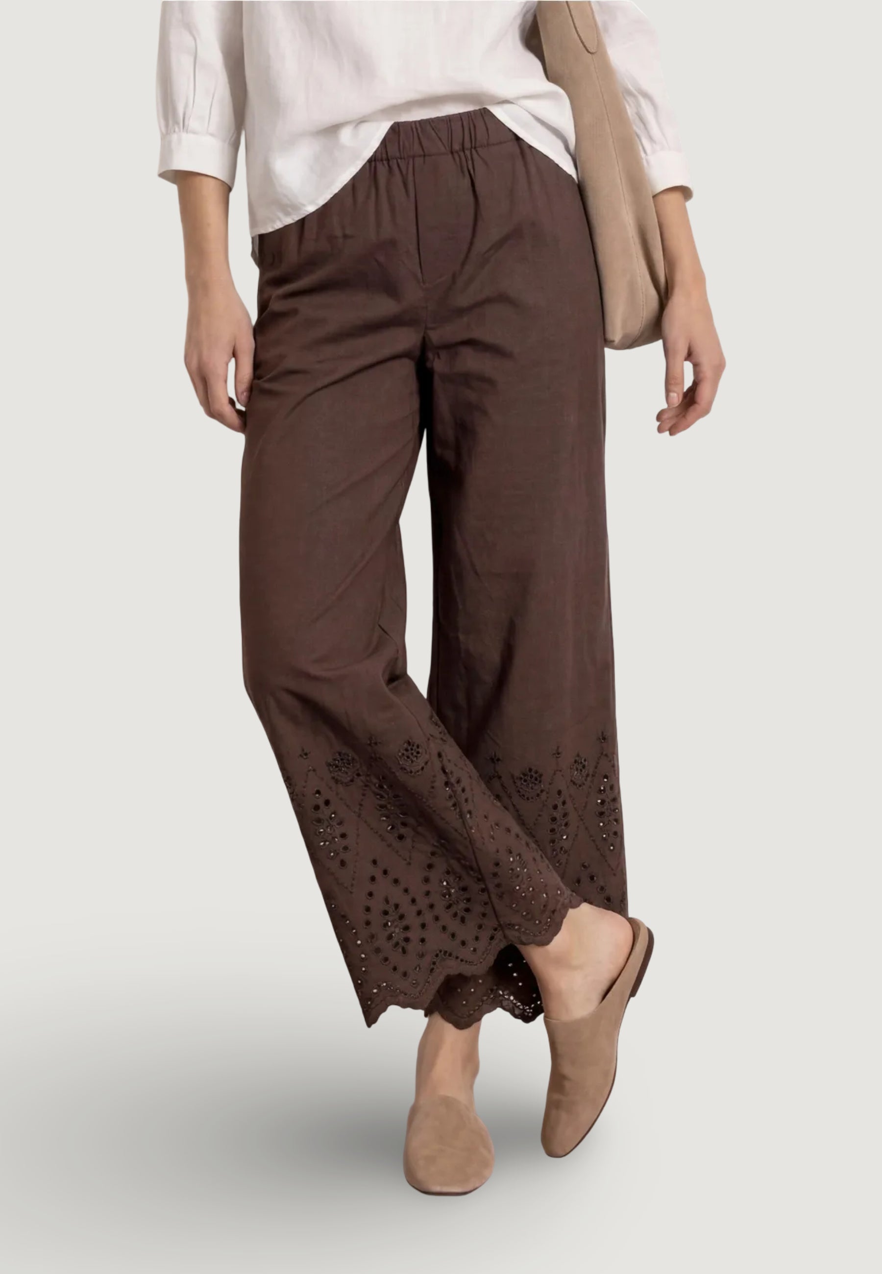Pantaloni regular Street One SOL_Shiffley Paperbag Wide Leg