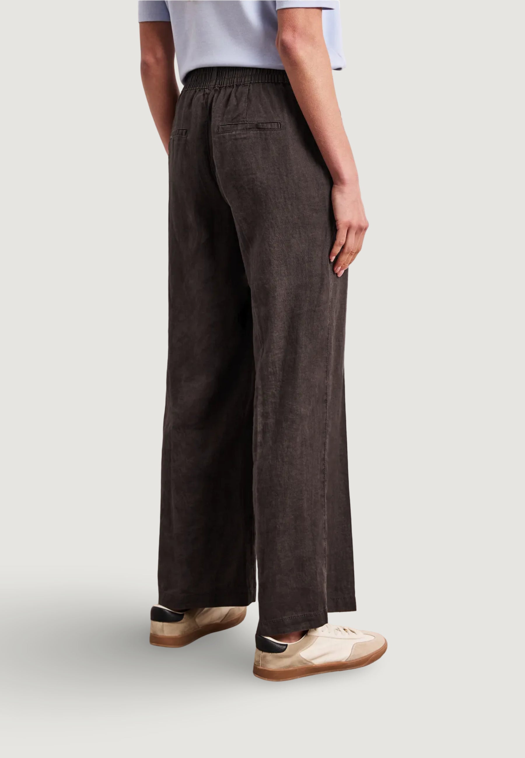 Pantaloni regular Street One SOL_Wide Leg Buttons HW