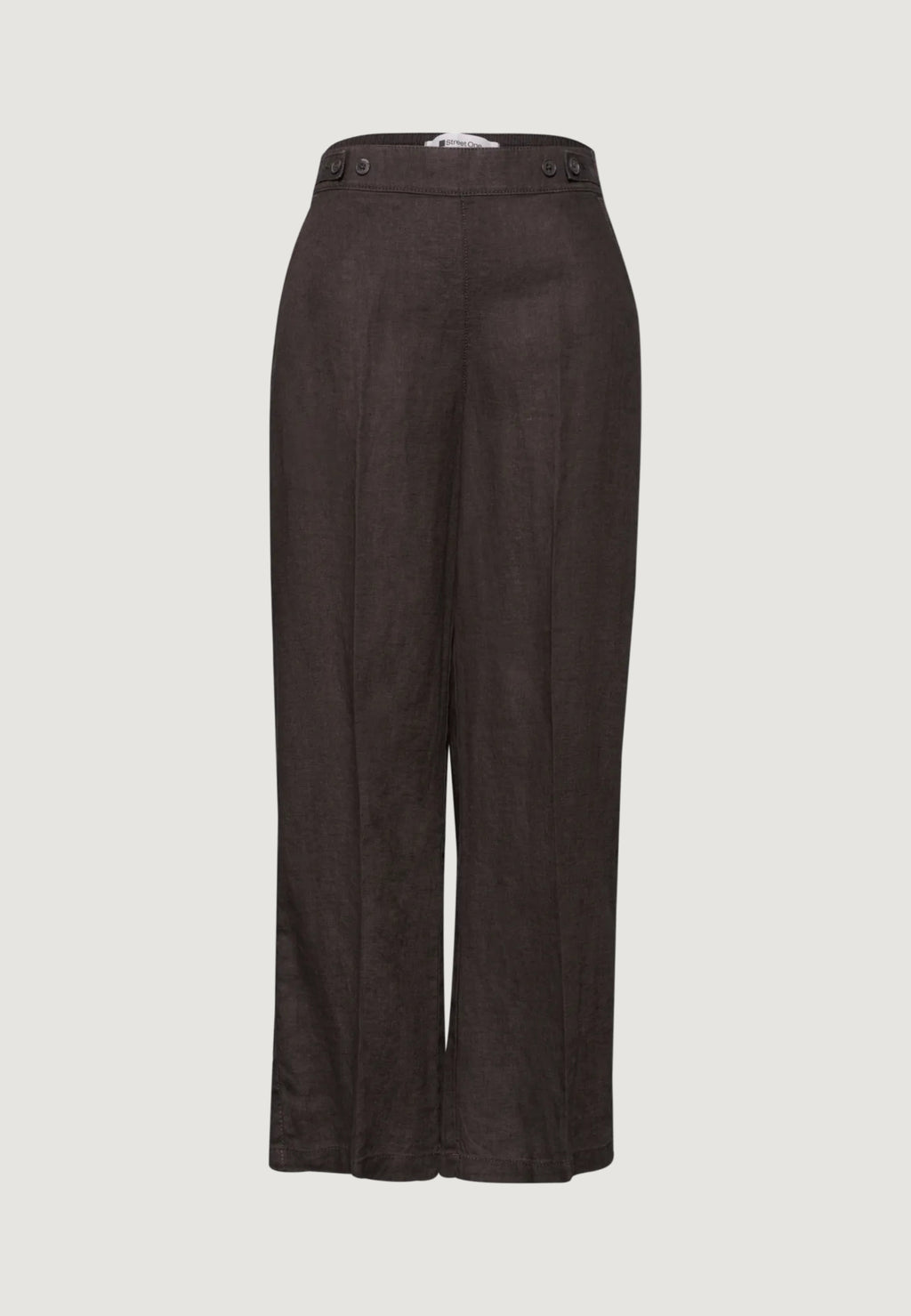Regular trousers Street One SOL_Wide Leg Buttons HW