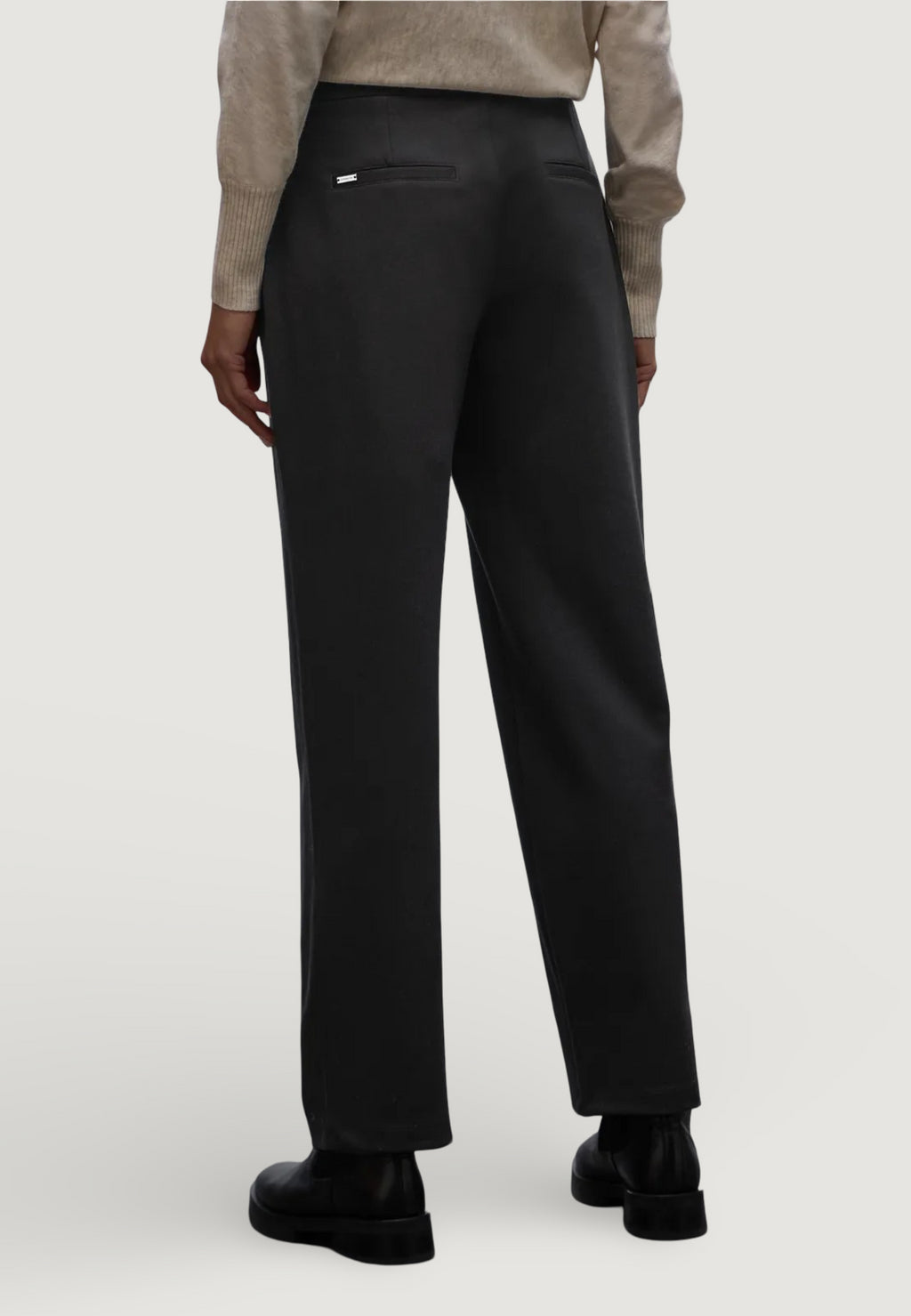 Regular trousers Street One Straight Leg_belt button