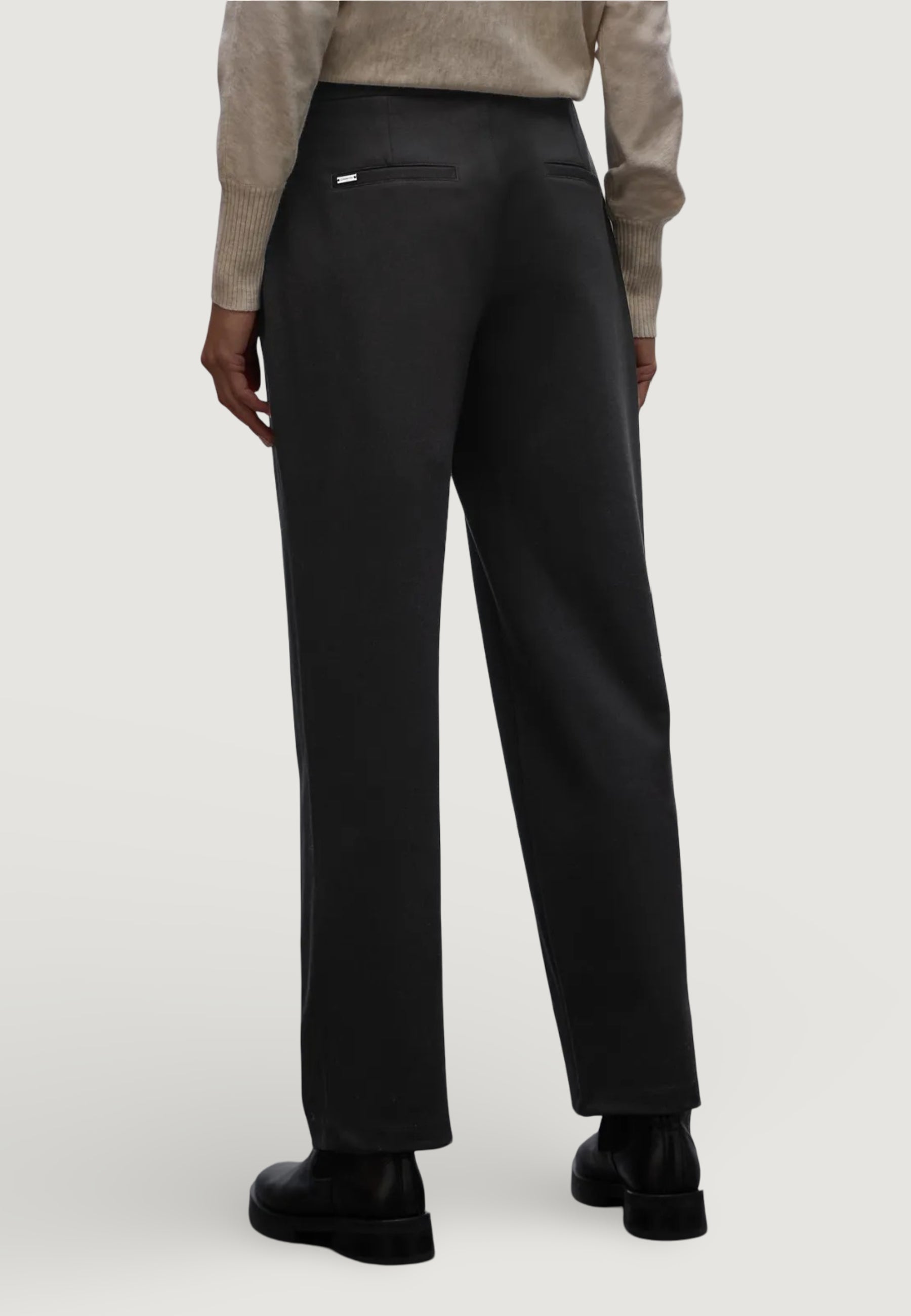 Regular trousers Street One Straight Leg_belt button