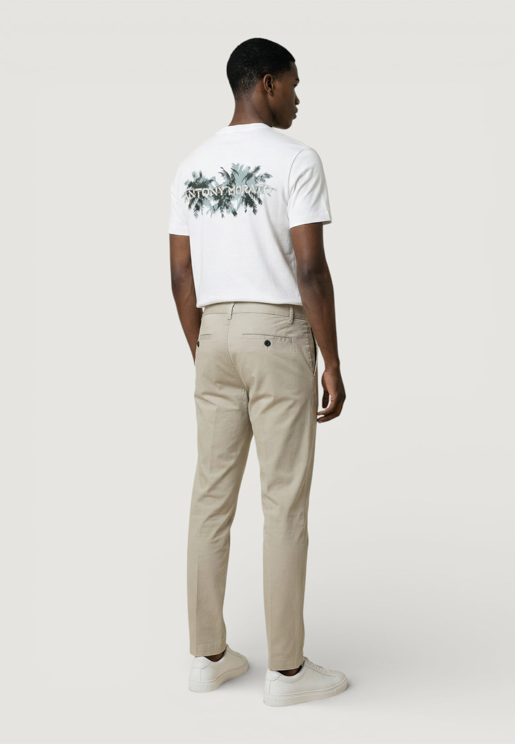 Skinny trousers Antony Morato MARK SLIM FIT WITH LOGOED RUBBER FLAG