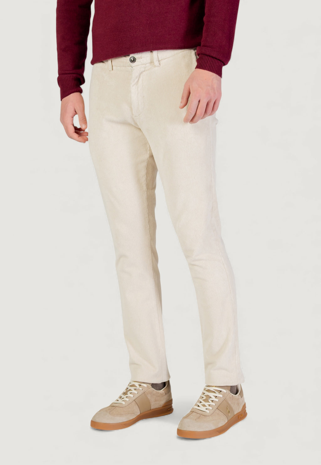 Pantaloni Borghese Velluto - Regular Fit