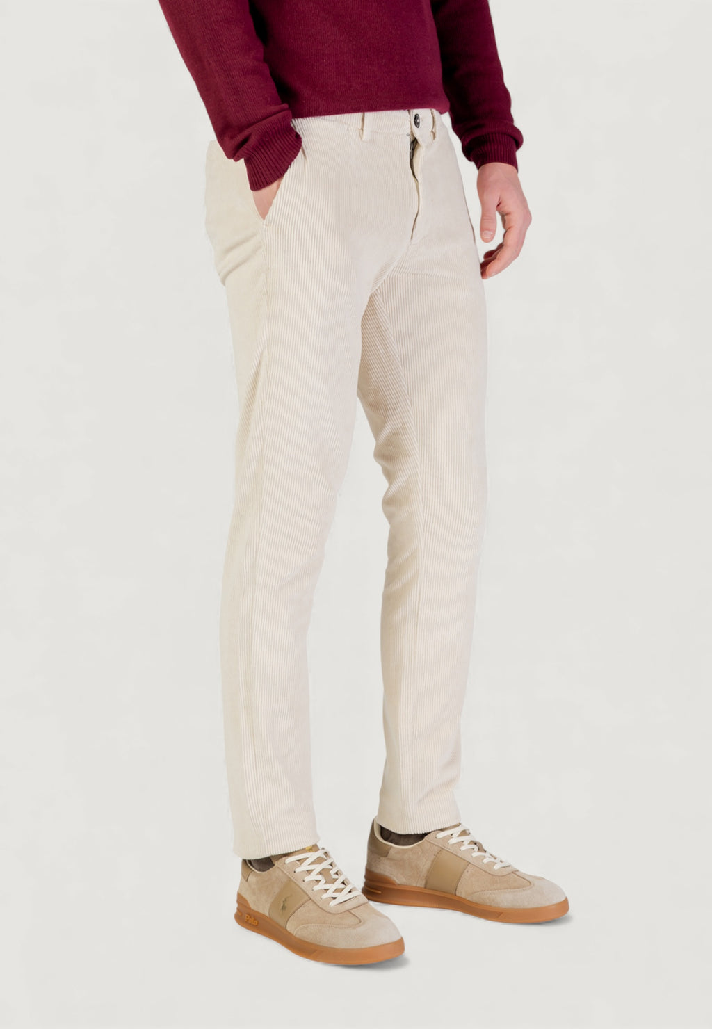 Pantaloni Borghese Velluto - Regular Fit