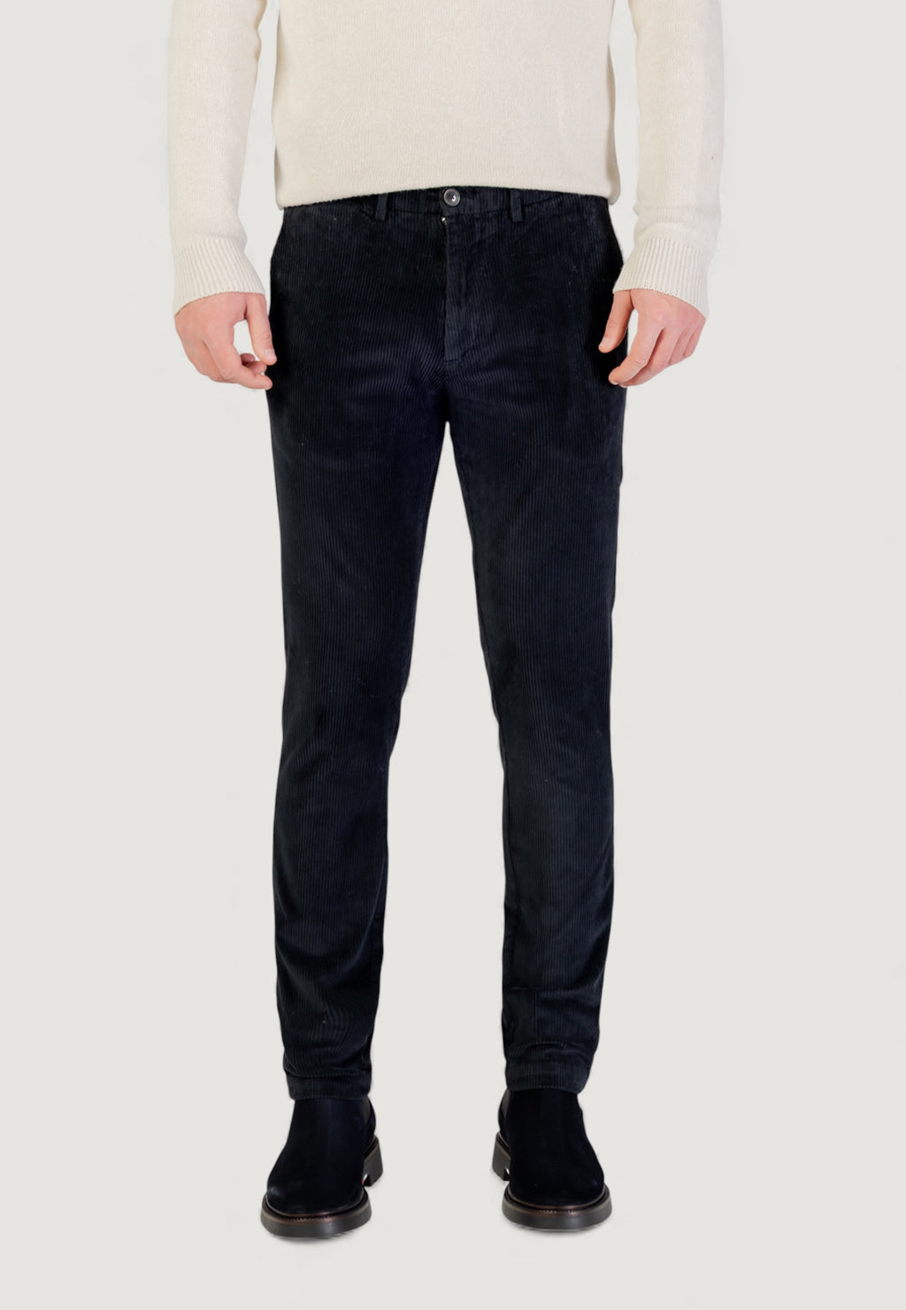 Pantaloni Borghese Velluto - Regular Fit