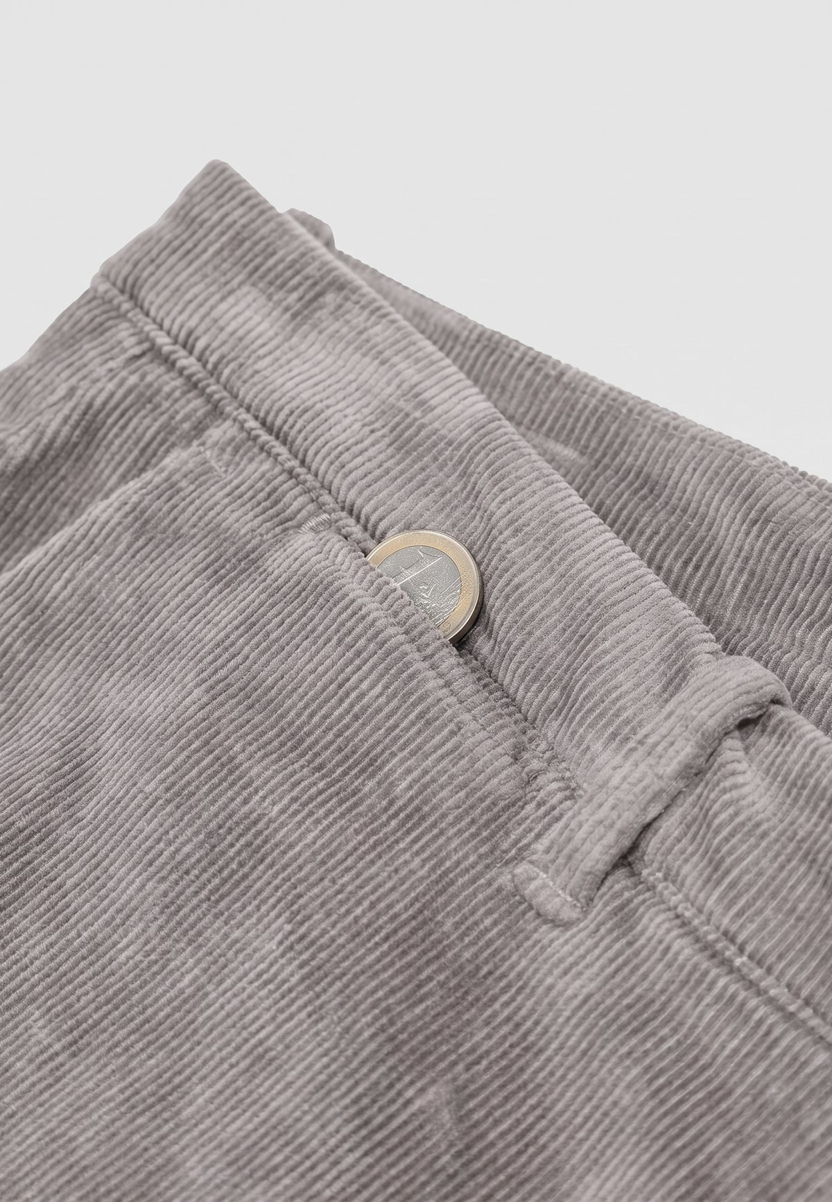 Pantaloni slim Borghese Aurelio - pantalone velluto a coste
