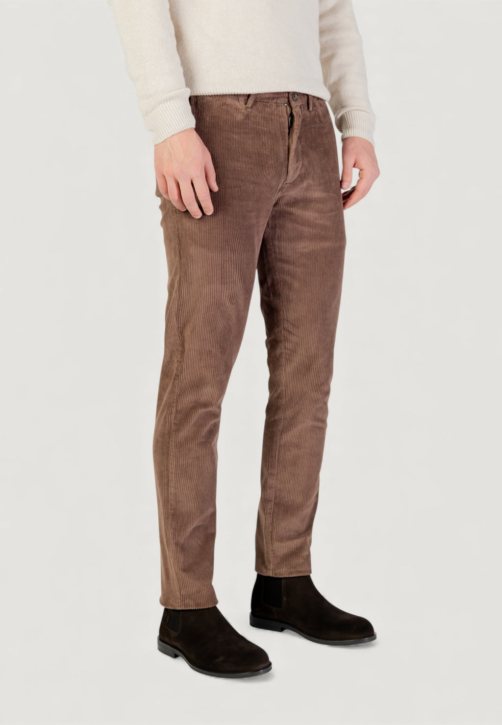 Pantaloni Borghese Velluto - Regular Fit